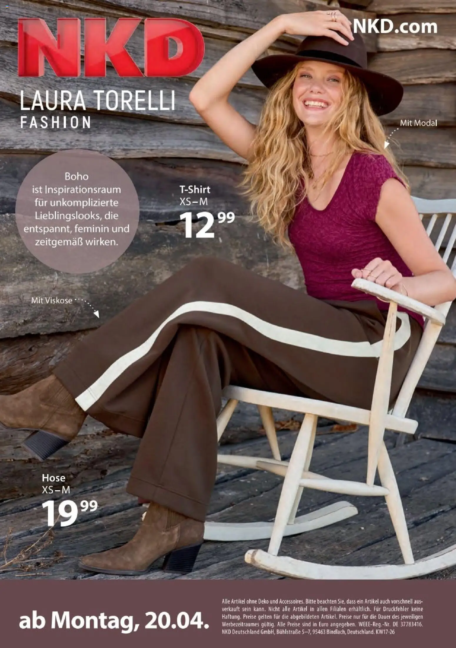 NKD Prospekt aktuell gültig ab 20.04.2026 | Seite: 6 | Produkte: Hose