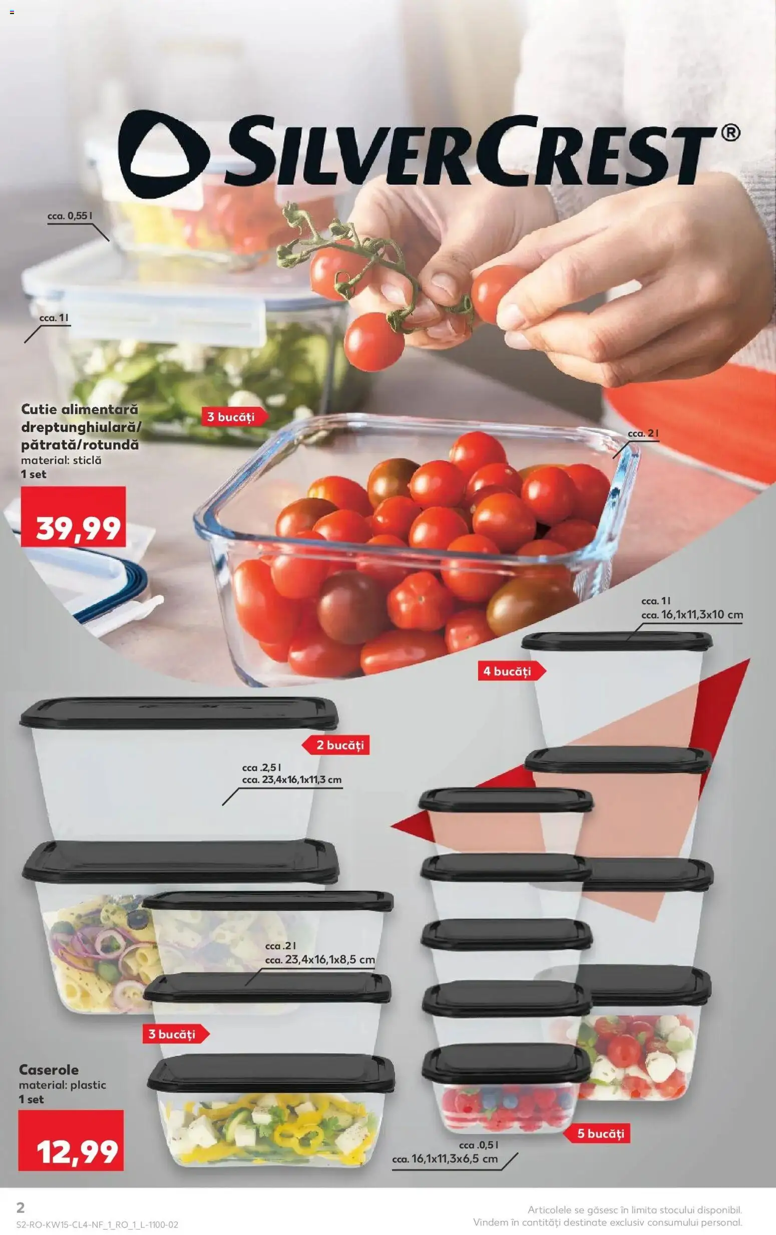 Noul catalog Kaufland – valabil de la 08.04.2026 | Pagină: 2 | Produse: Caserole, Cutie