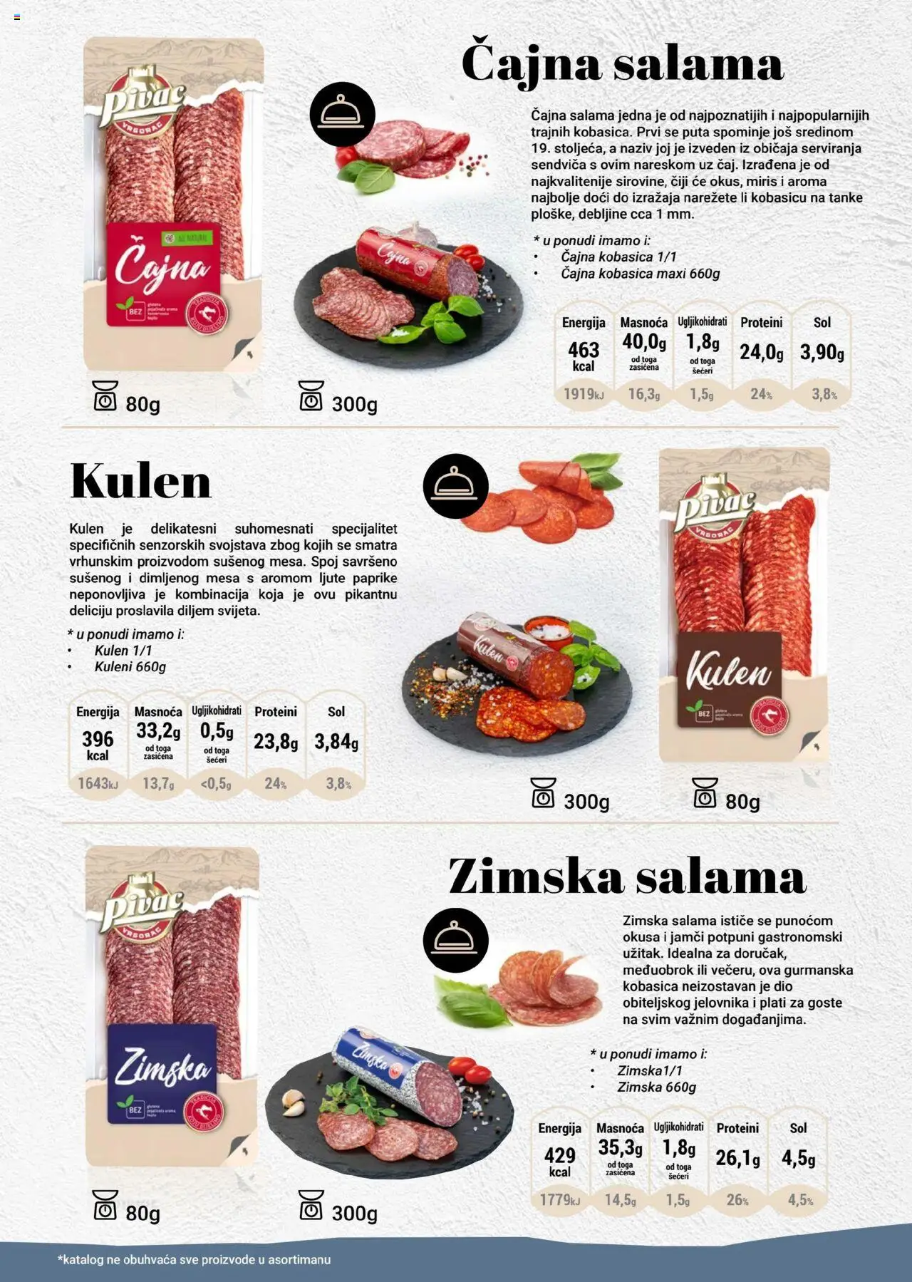 Pivac katalog | vrijedi od 01.12.2024 | Stranica: 7 | Proizvodi: Miris, Salama, Kobasica, Kulen