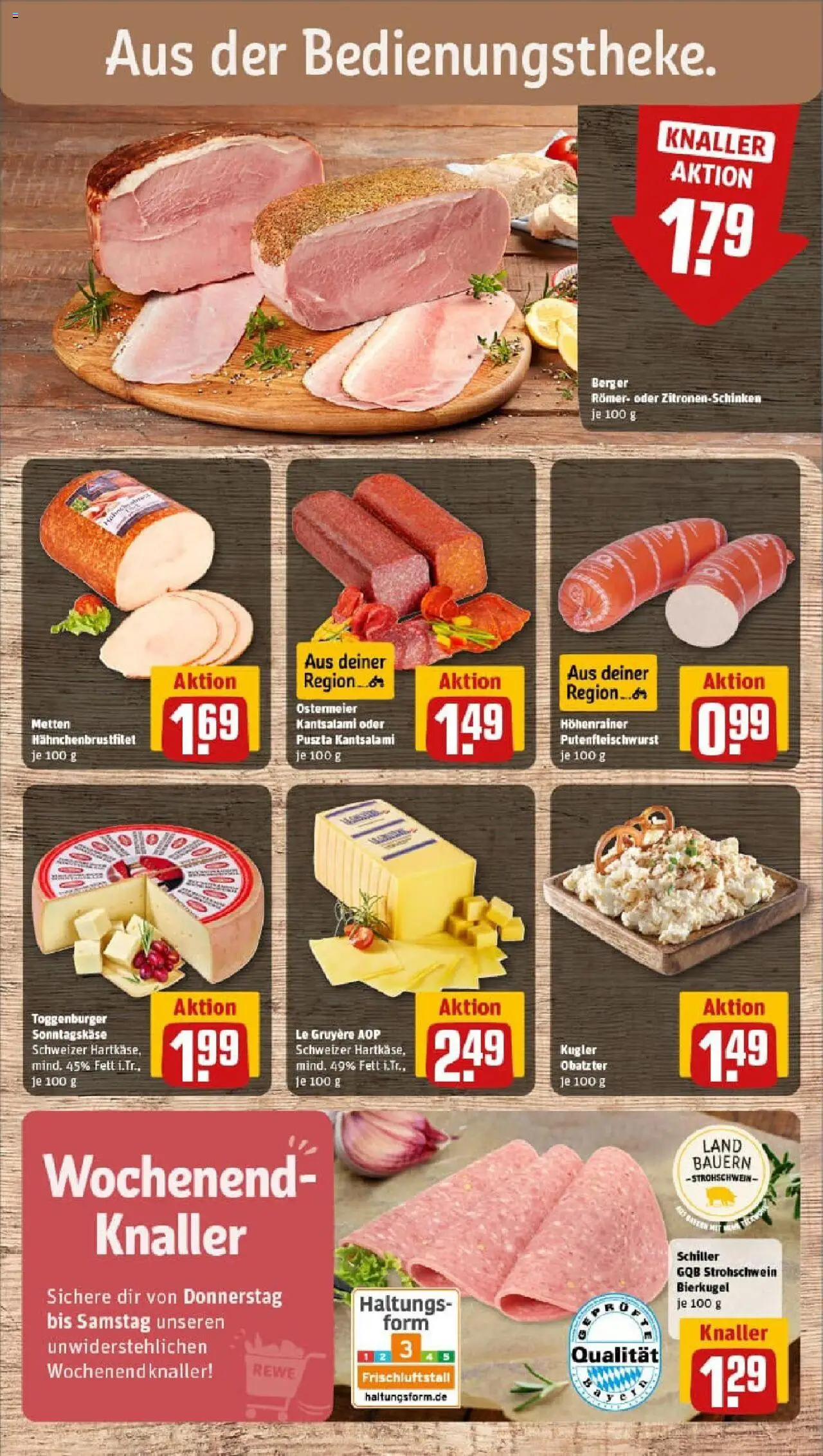 Rewe prospekt Münchsmünster	 - gültig ab dem 29.06.2025 | Seite: 13 | Produkte: Salami