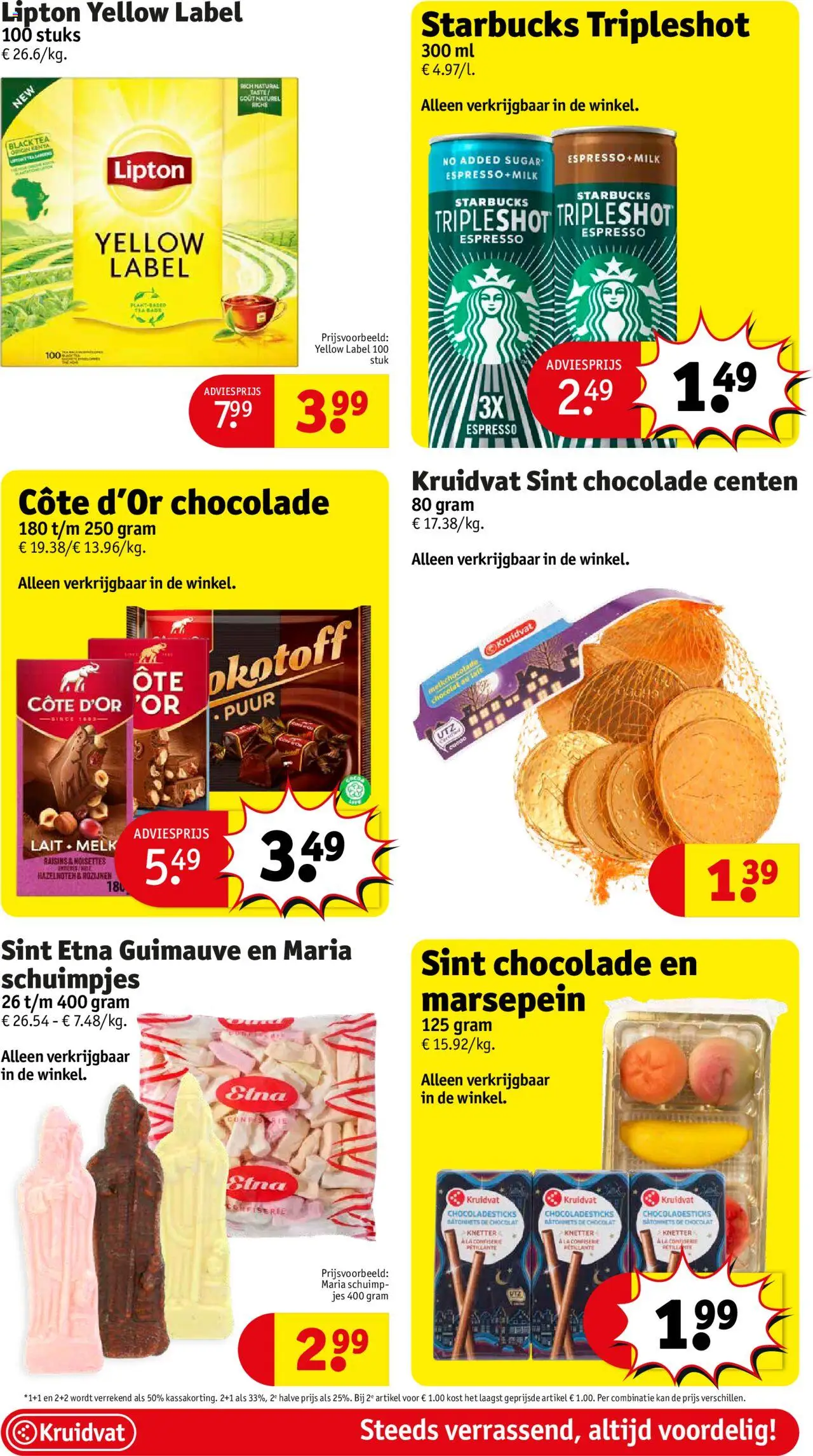 {H1} | Pagina: 19 | Producten: Rozijnen, La, Kan, Chocolade