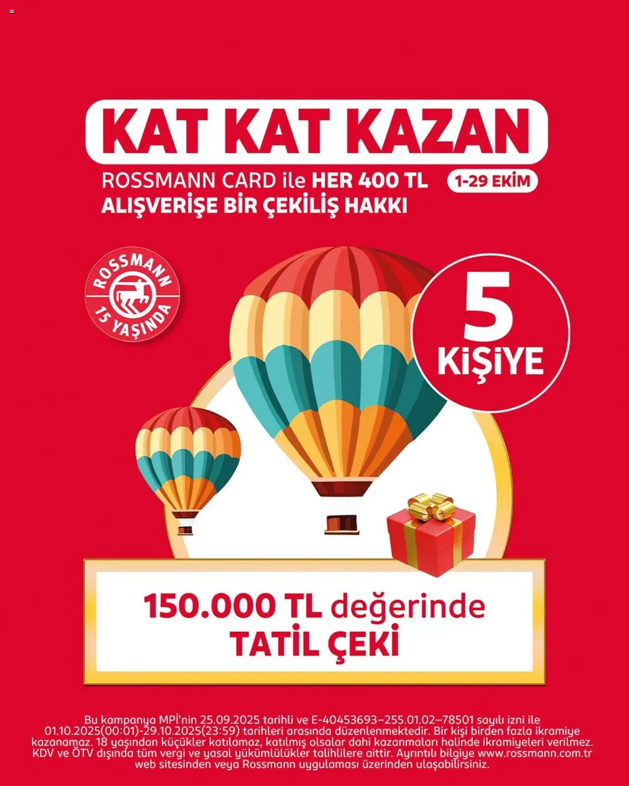 Rossmann İndirim Kat Kat Kazan - 01.10.2025 tarihinden itibaren geçerlidir | Sayfa: 7