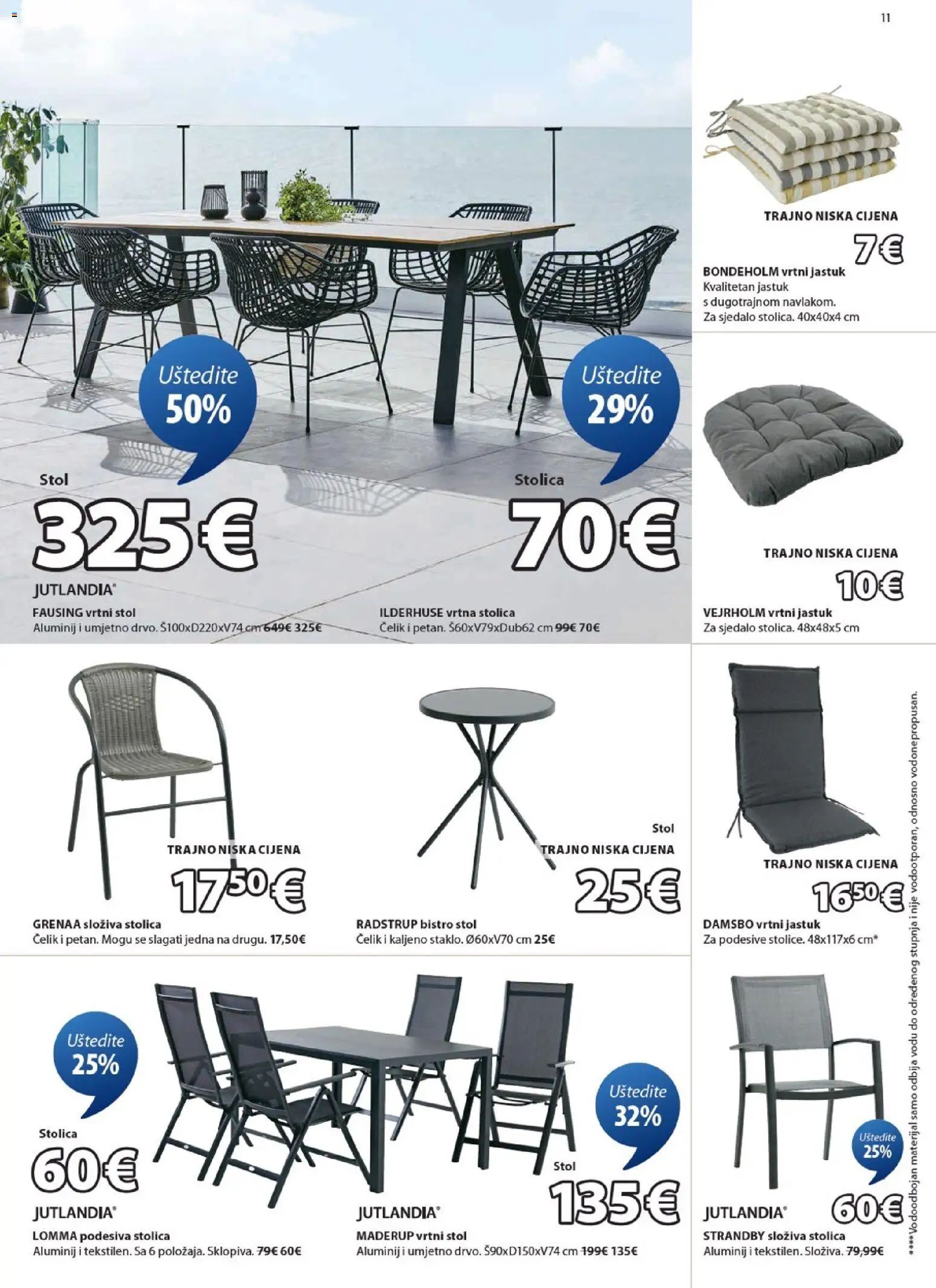 JYSK katalog | vrijedi od 04.03.2026 | Stranica: 11 | Proizvodi: Jastuk, Stol, Stolica