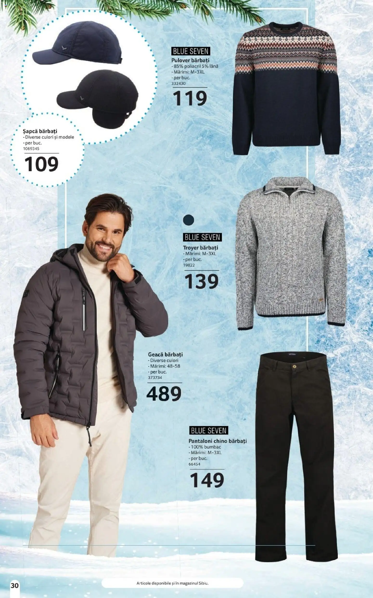 Noul catalog Selgros – valabil de la 14.11.2025 | Pagină: 30 | Produse: Șapcă, Pulover, Geacă, Pantaloni
