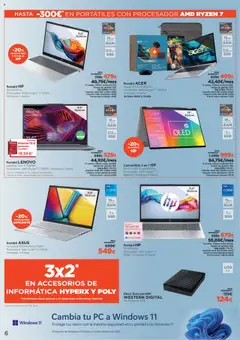 El Corte Inglés ofertas │ válido desde el 14.07.2025 | Página: 6 | Productos: Portátil Lenovo, Mac, Mouse, Disco
