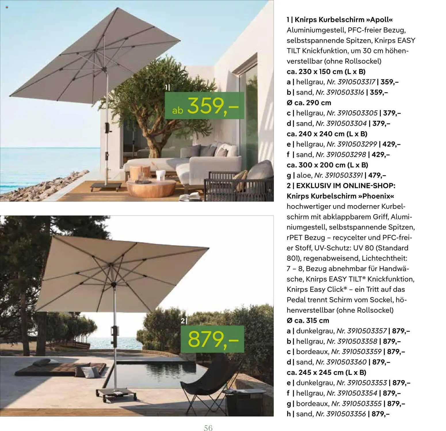 Pflanzen-Kölle GARTENMÖBEL 2026 – gültig ab 07.03.2026 | Seite: 56