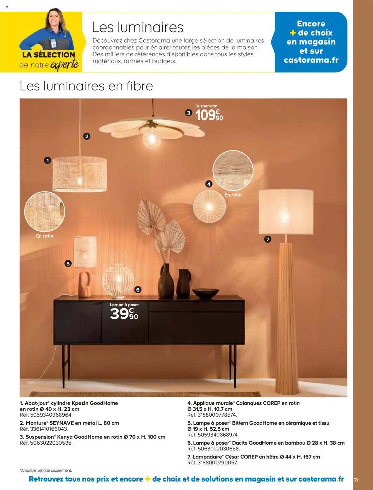 {H1} | Page: 71 | Produits: Suspension, Lampe