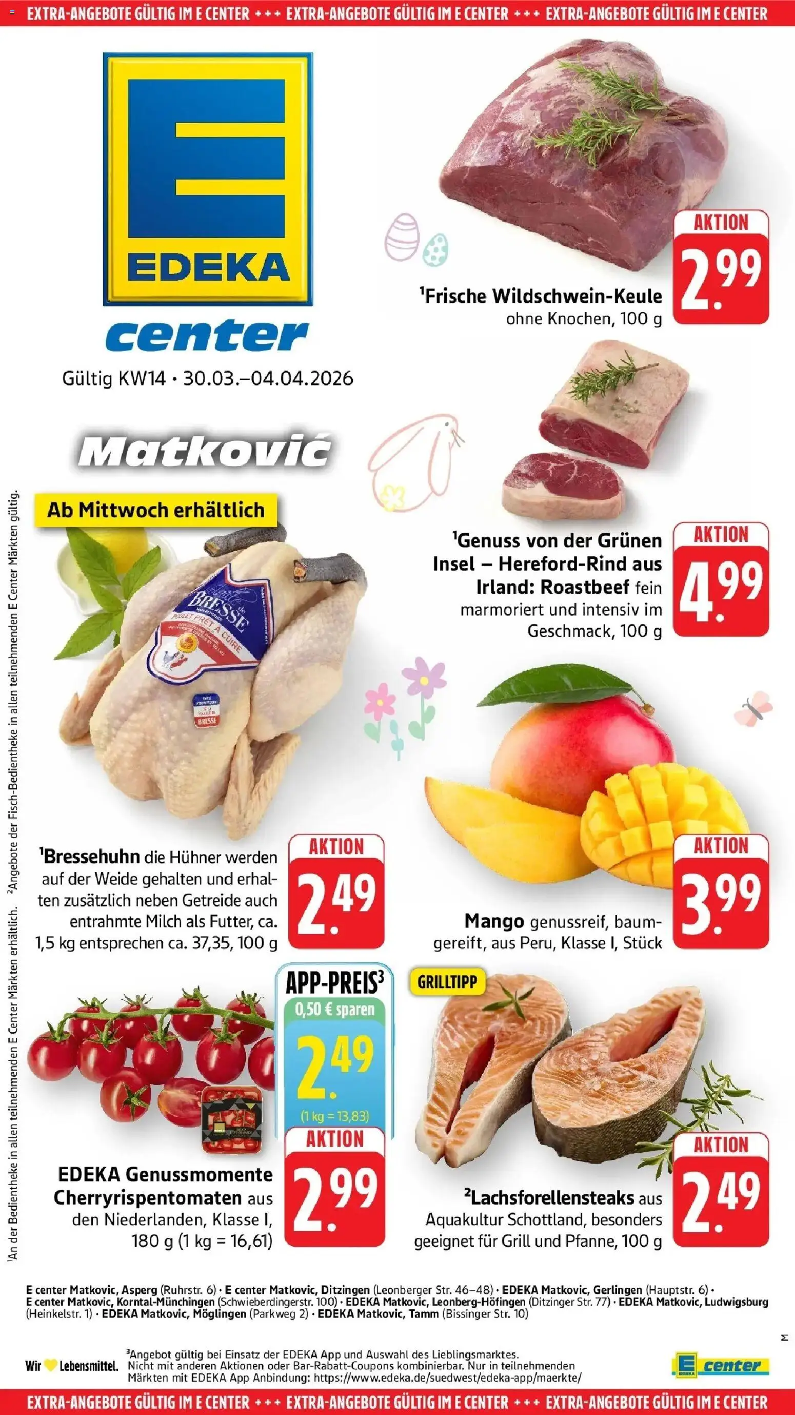Edeka prospekt Möglingen	 – gültig ab 30.03.2026 | Seite: 55 | Produkte: Grill, Milch, Roastbeef, Mango