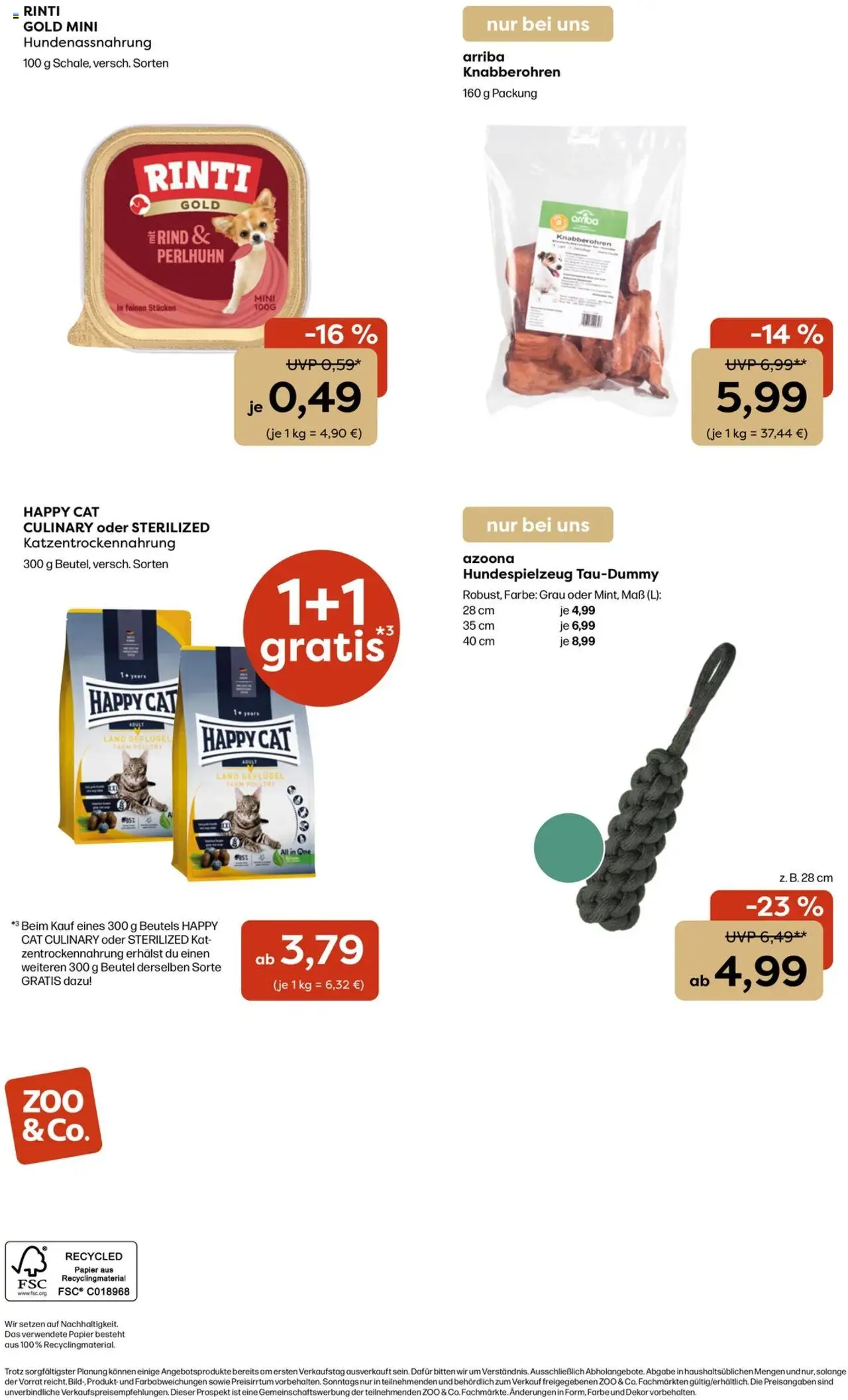 Zoo & co Prospekt 	 - gültig ab dem 28.07.2025 | Seite: 12