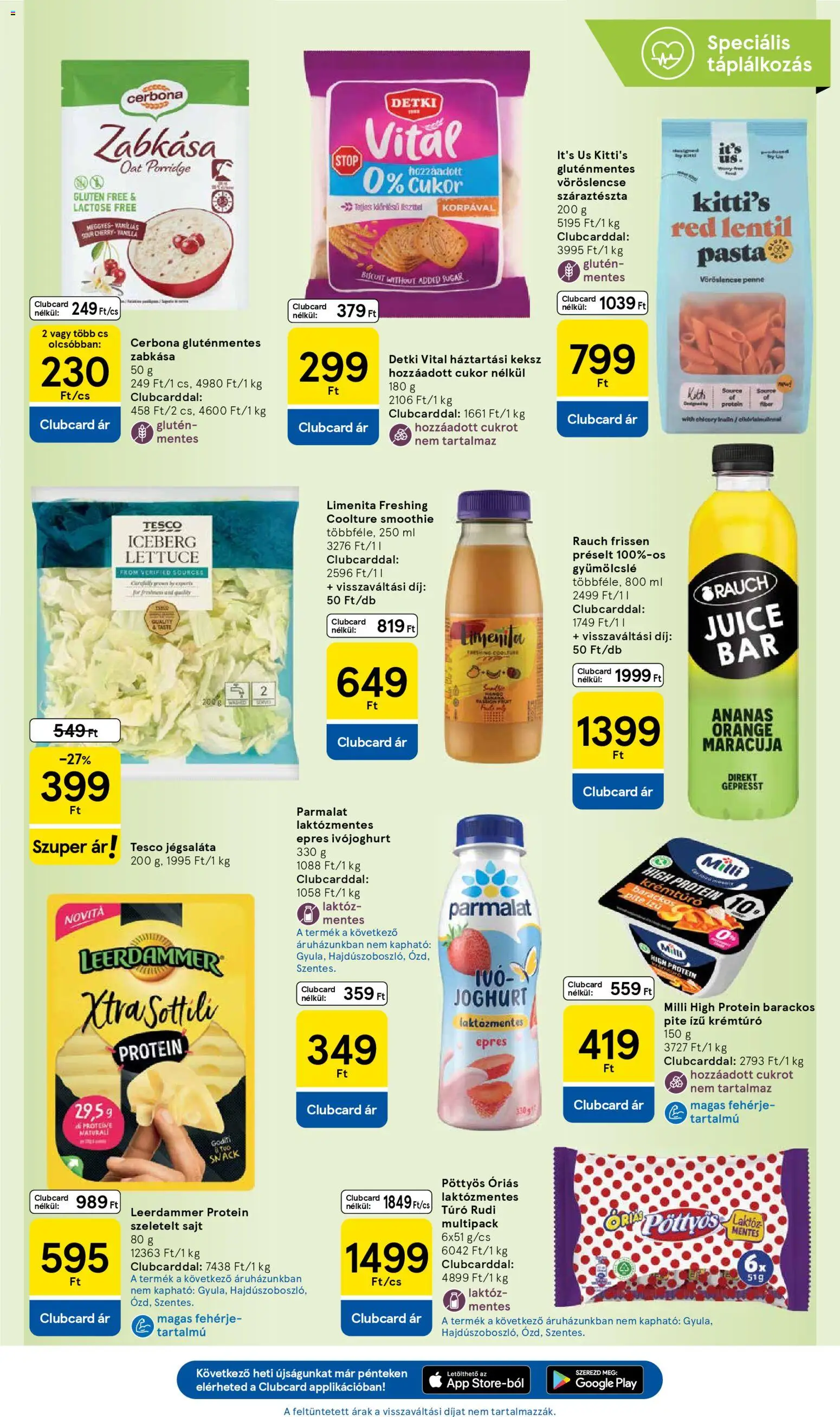 Tesco akciós ujság - amely érvényes a következő dátumtól: 19.02.2026 | Oldal: 15 | Termékek: Vöröslencse, Penne, Joghurt, Óra