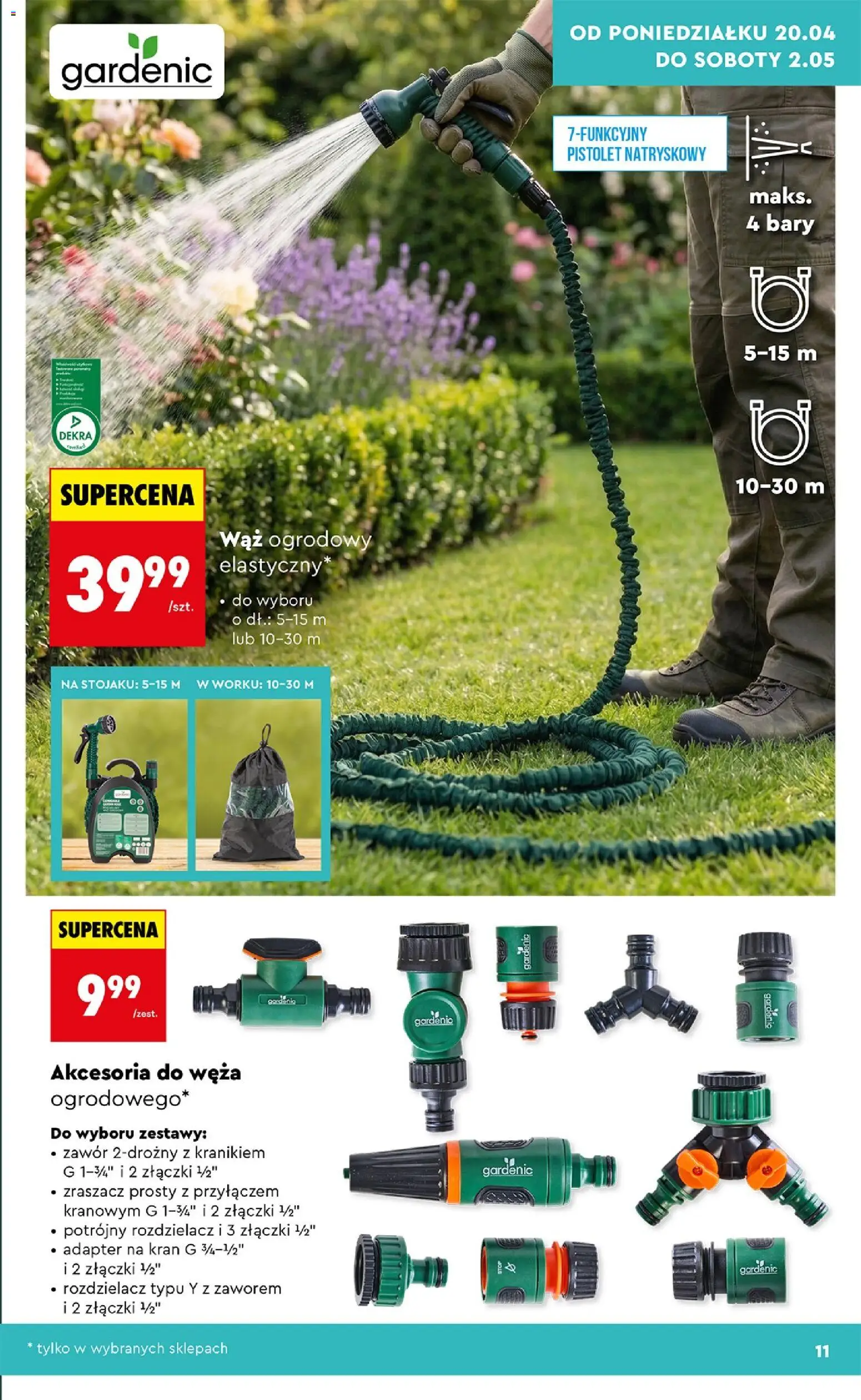 Biedronka Polsko leták - Ogród od 20.04.2026 | Strana: 11 | Produkty: Adaptér