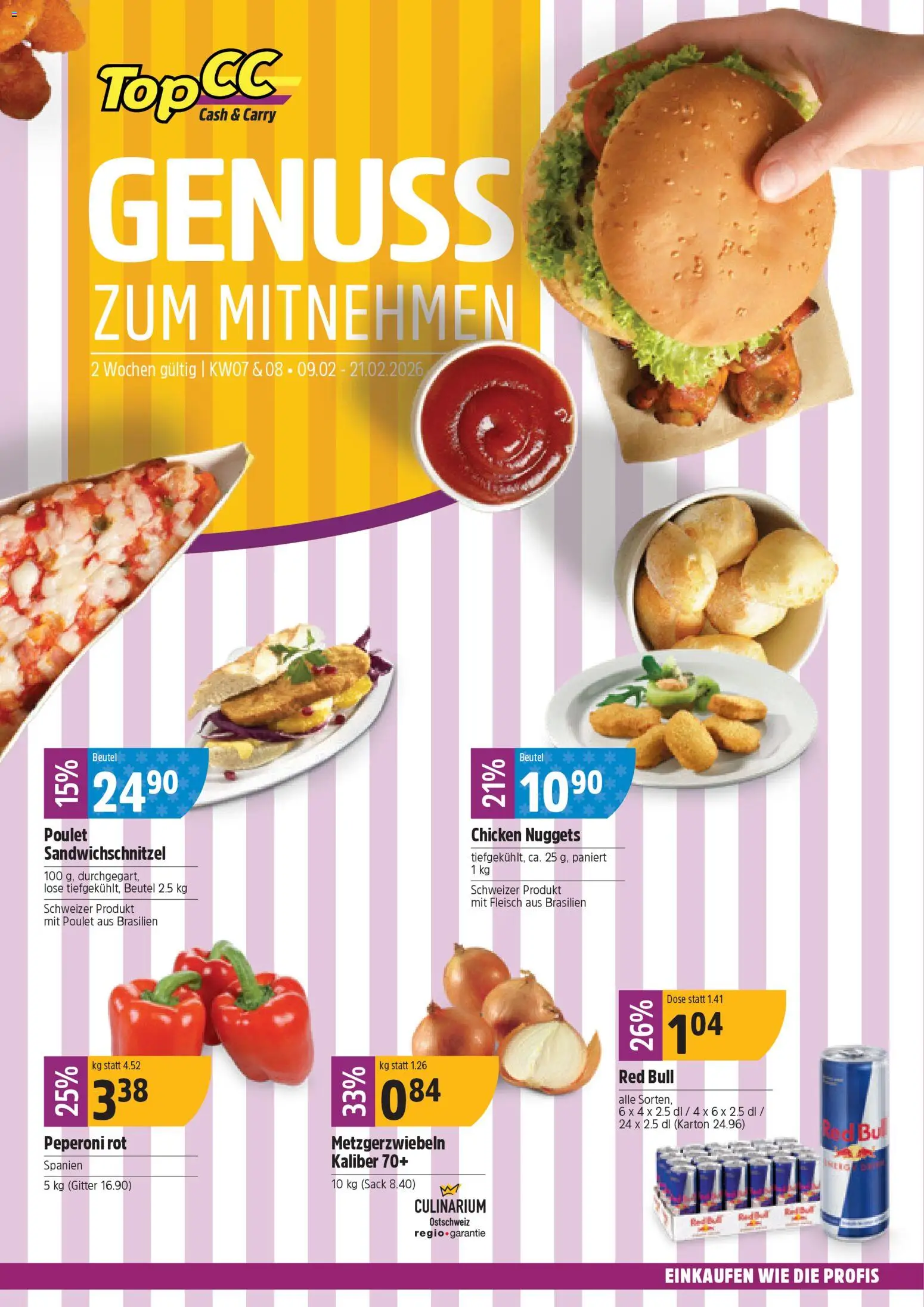 TopCC Aktionen Genuss – gültig ab 09.02.2026 | Seite: 1