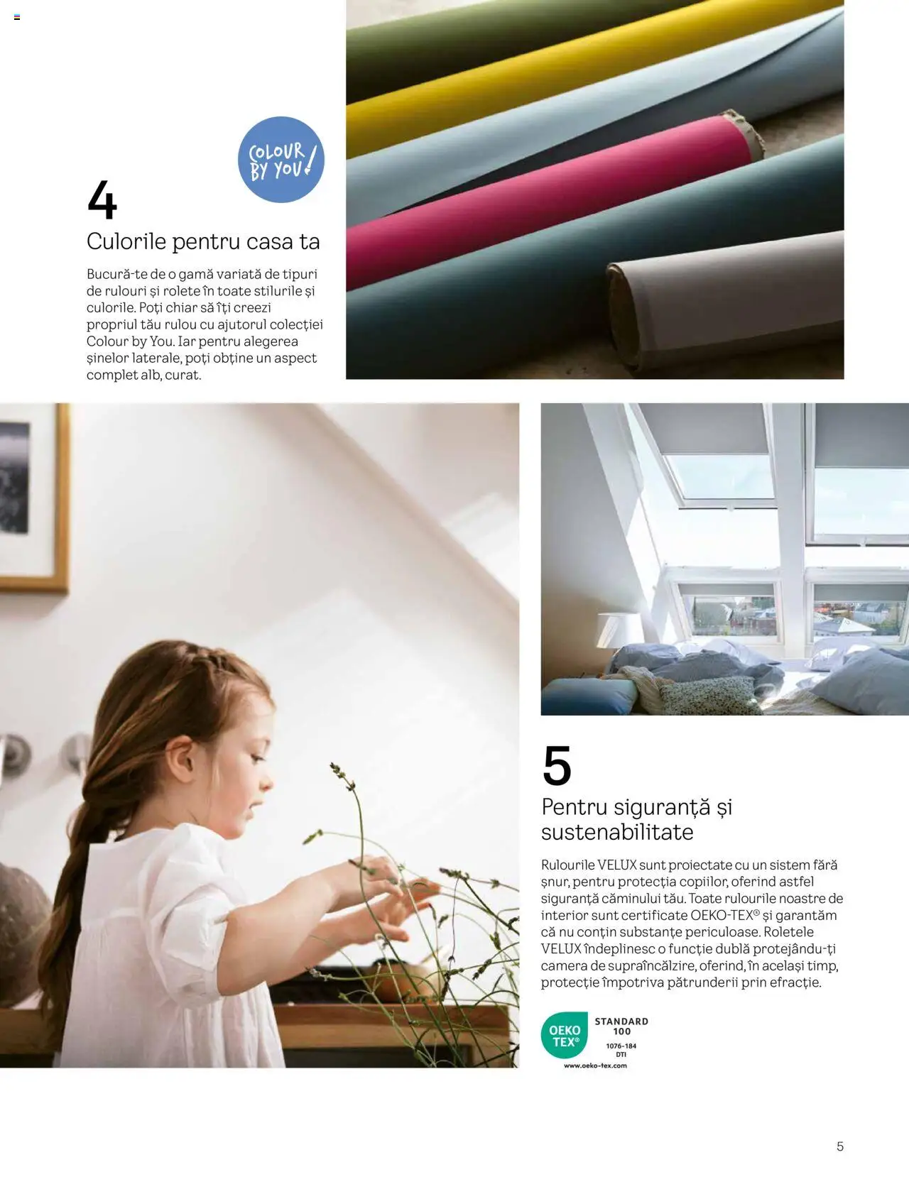 Velux catalog - Rulouri şi rolete – valabil de la 25.02.2025 | Pagină: 5 | Produse: Cameră