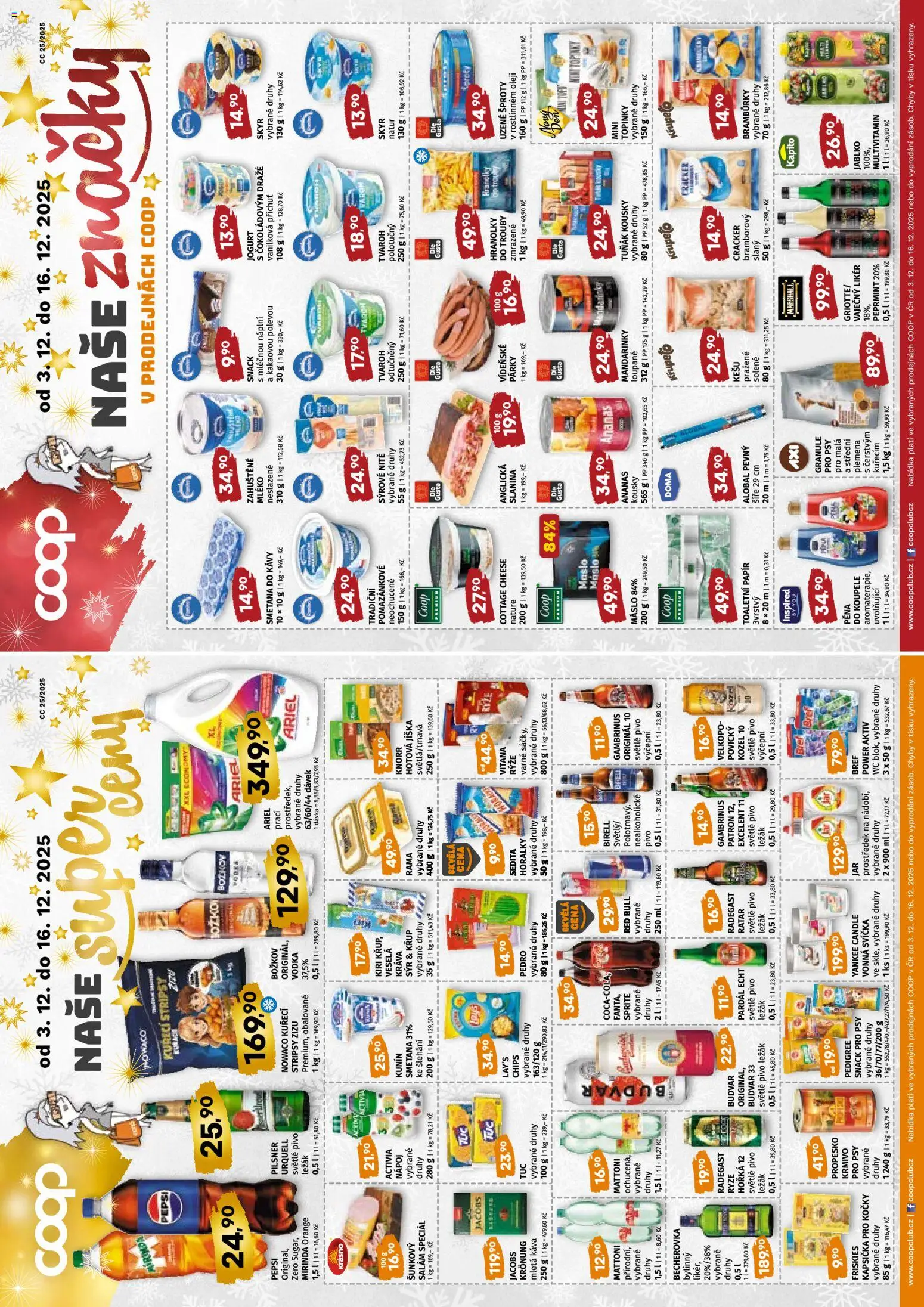 Coop leták - Západočeský region od 03.12.2025 | Strana: 4 | Produkty: Salám, Rýže, Smetana, Pivo Kozel