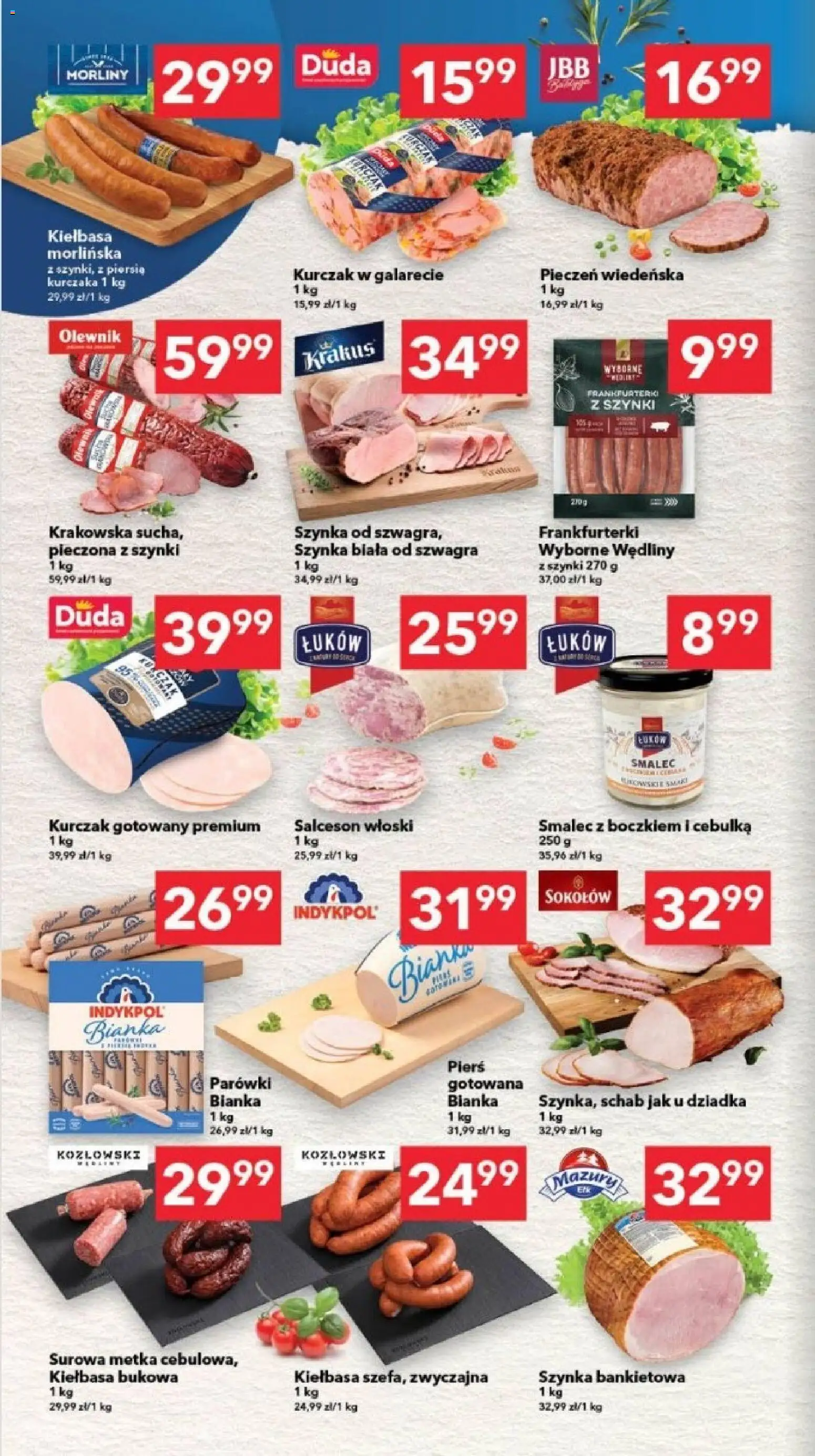 Lewiatan gazetka - Gdańsk od 29.01.2026 | Strona: 2 | Produkty: Kiełbasa, Schab, Szynka, Wędliny