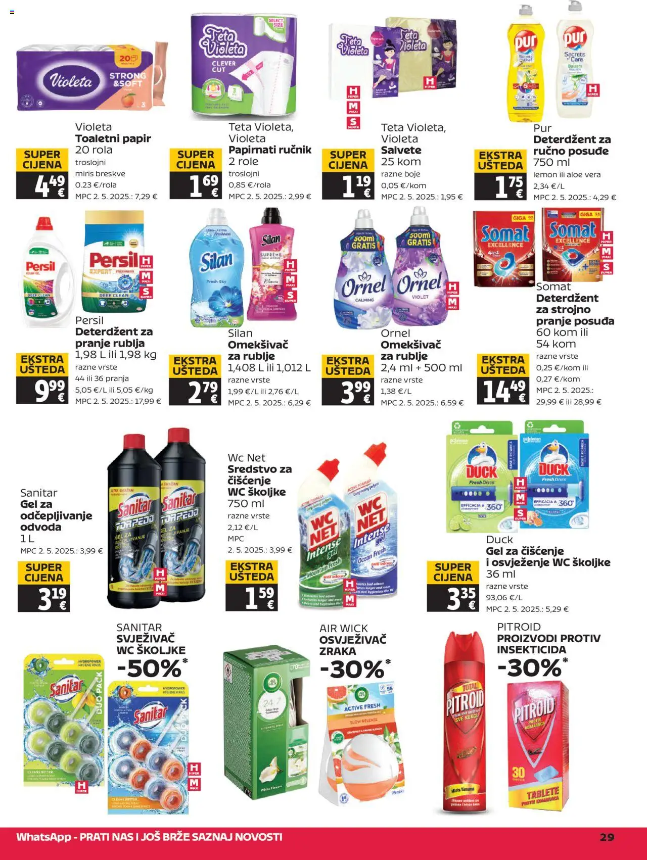 Tommy katalog | vrijedi od 03.07.2025 | Stranica: 29 | Proizvodi: Miris, Role, Omekšivač, Violeta