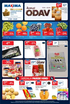 Maxima kliendilehe eelvaade alates 17.02.2026