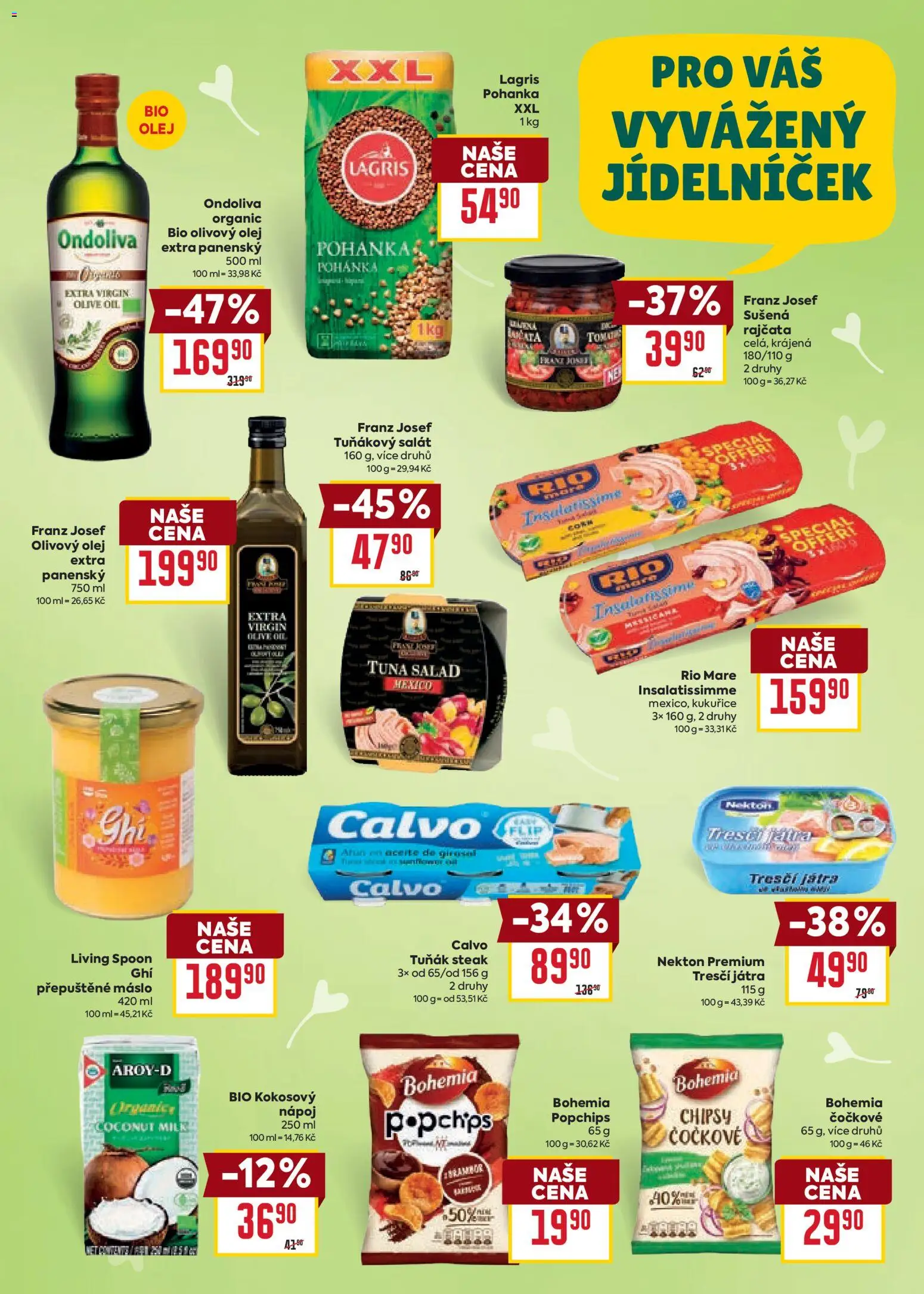 Billa leták - Pro vyvážený jídelníček od 02.01.2026 | Strana: 15