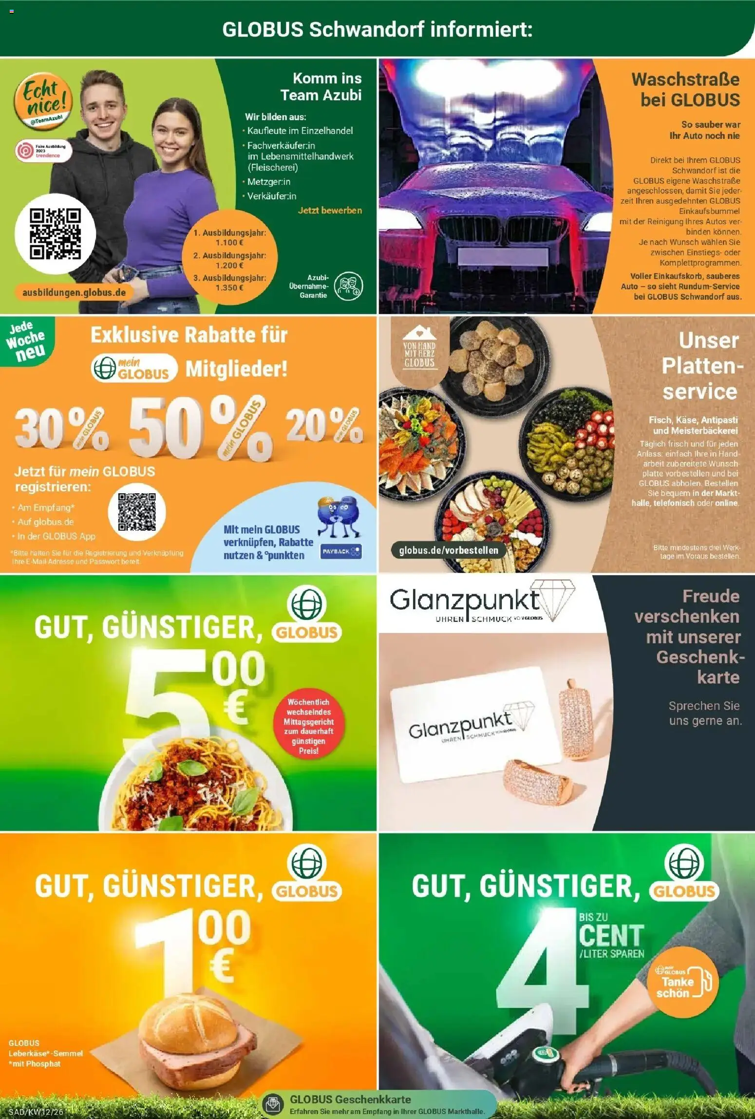 Globus prospekt Schwandorf	 – gültig ab 15.03.2026 | Seite: 27 | Produkte: Leberkase