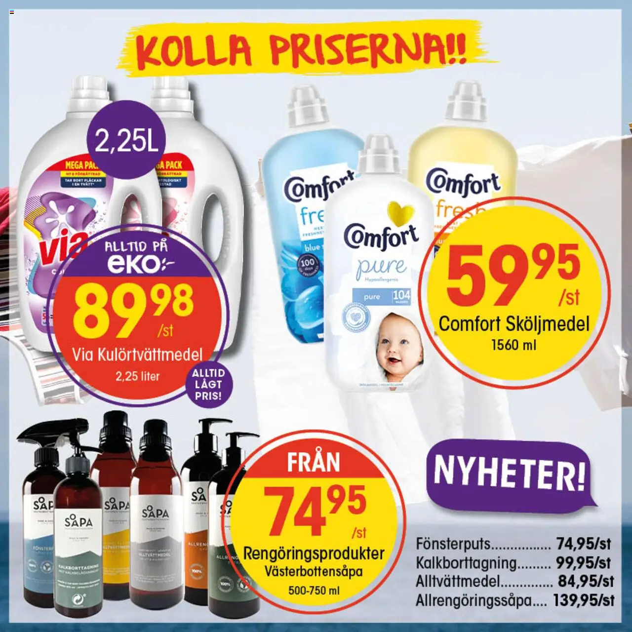 EKO reklamblad aktuell från 08.09.2025 | Sida: 3 | Produkter: Sköljmedel