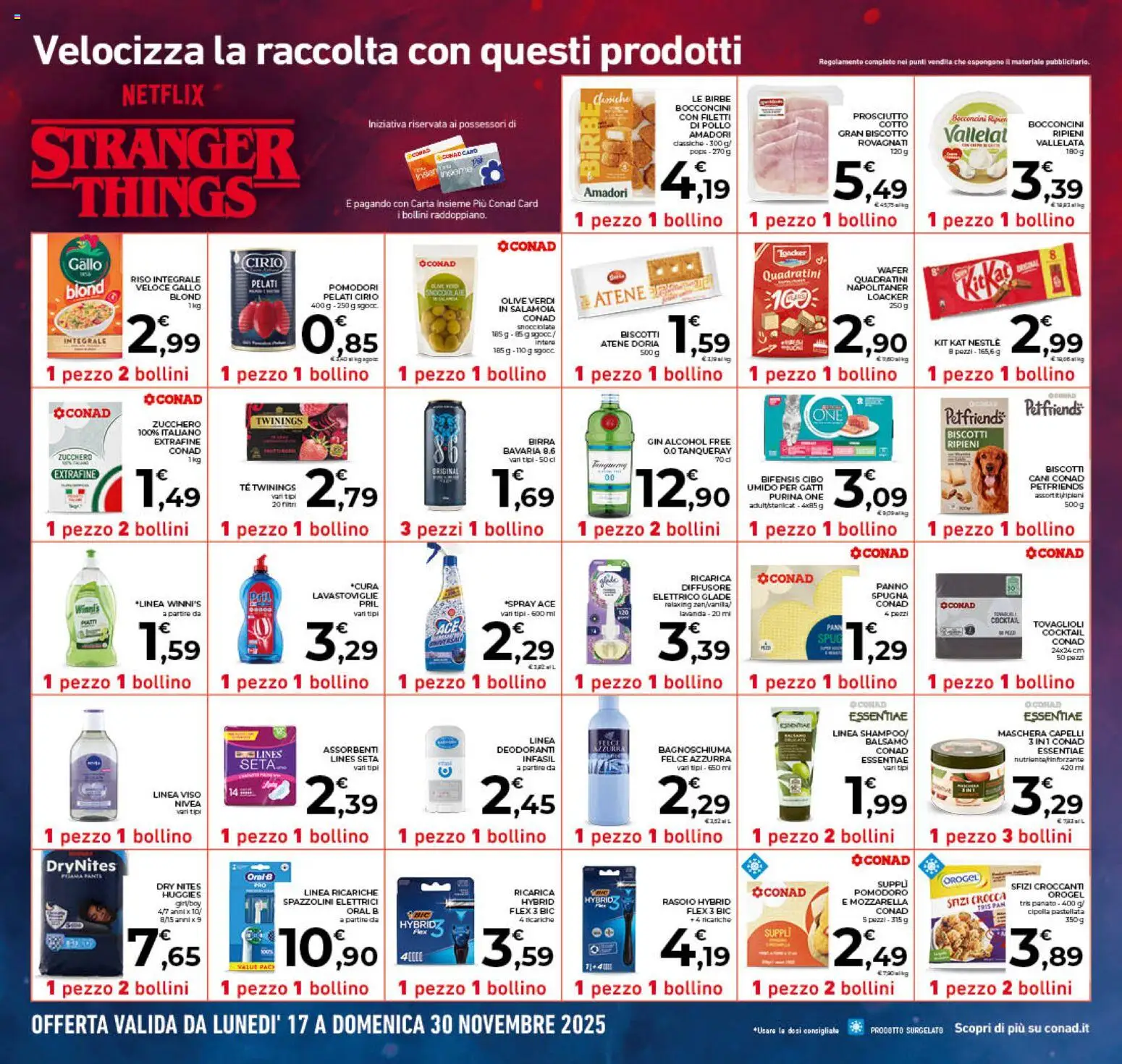 Volantino Conad del 19.11.2025 | Pagina: 22 | Prodotti: Balsamo, Riso, Biscotti, Pomodoro