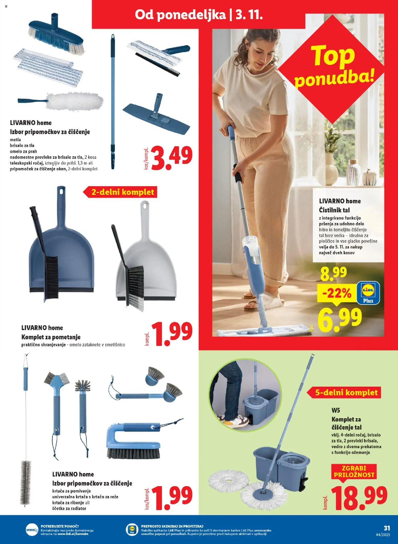 Novi Lidl katalog ponudbe – veljaven od 29.10.2025 | Stran: 71 | Izdelki: Radiator, Krtaca, Ploščice, Vedro
