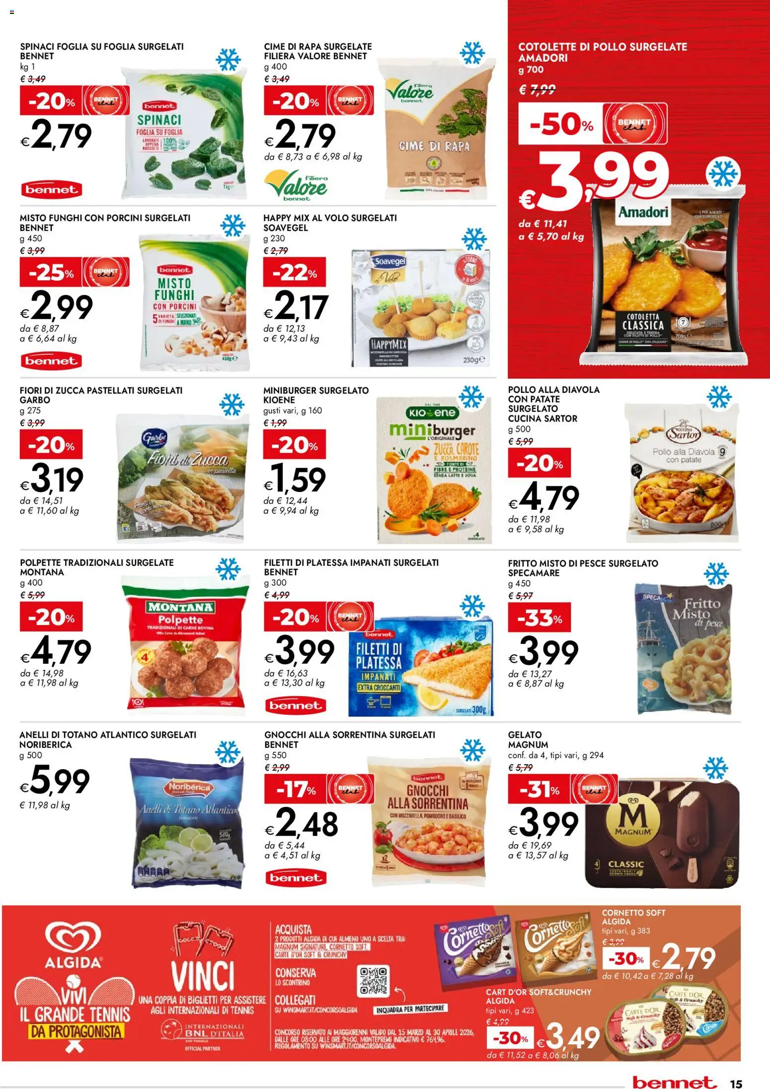 Volantino bennet del 07.04.2026 | Pagina: 15 | Prodotti: Rosmarino, Gelato, Zucca, Basilico