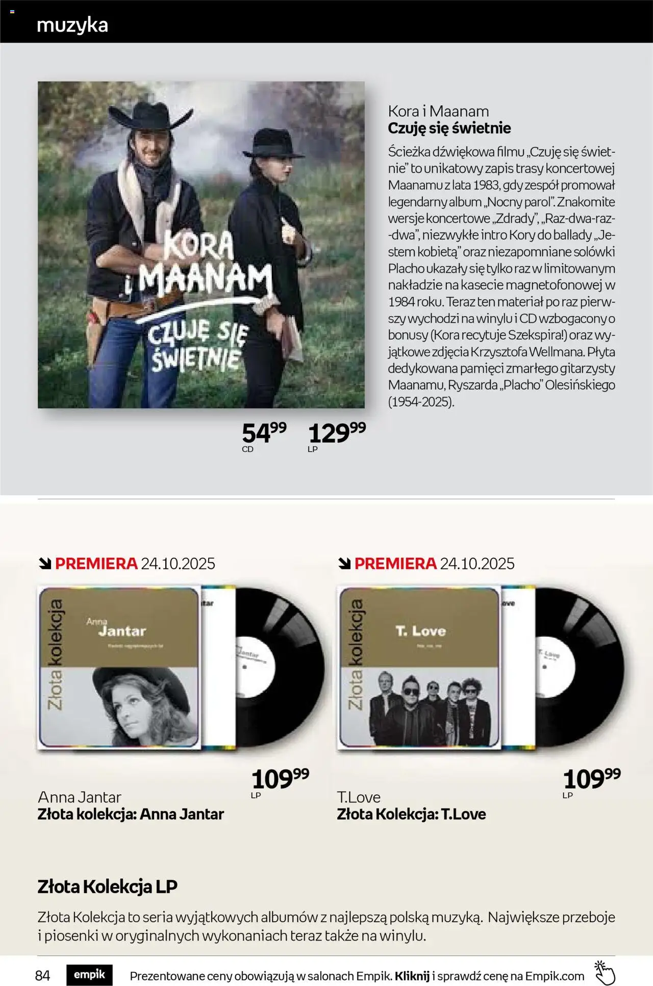 Empik promocje - Tom kultury Muzyka od 15.10.2025 | Strona: 9