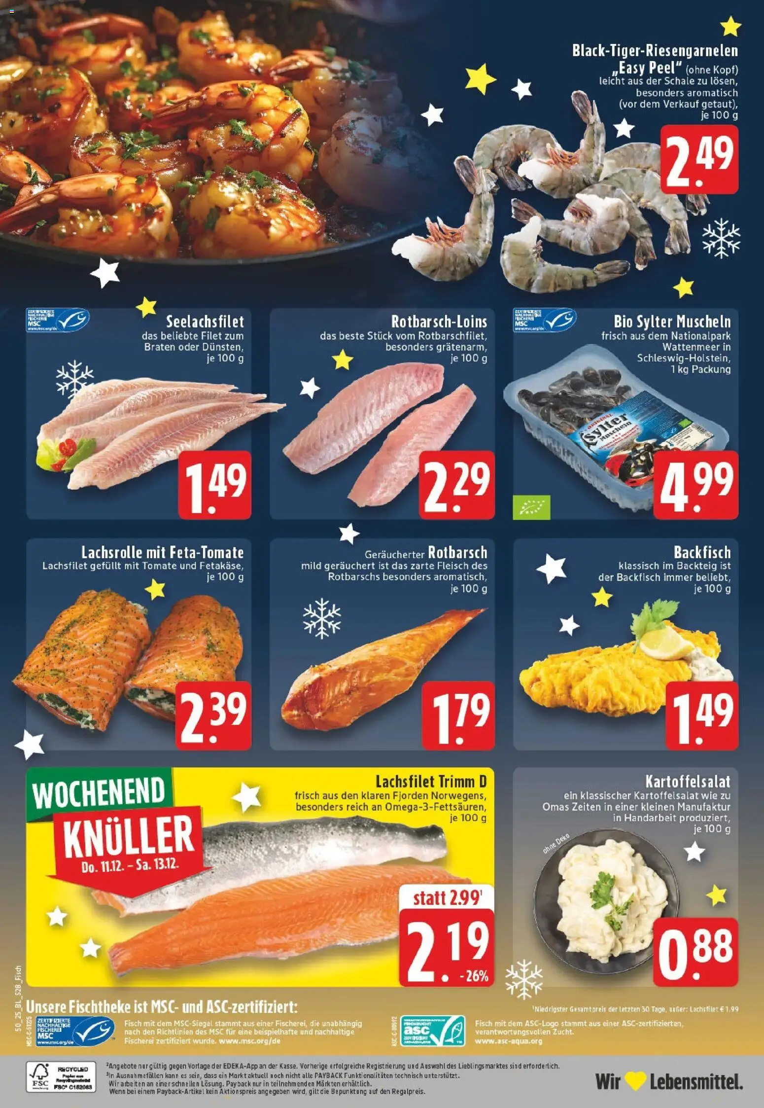 Edeka prospekt Langenfeld - Richrath	 – gültig ab 07.12.2025 | Seite: 30 | Produkte: Fisch, Fleisch