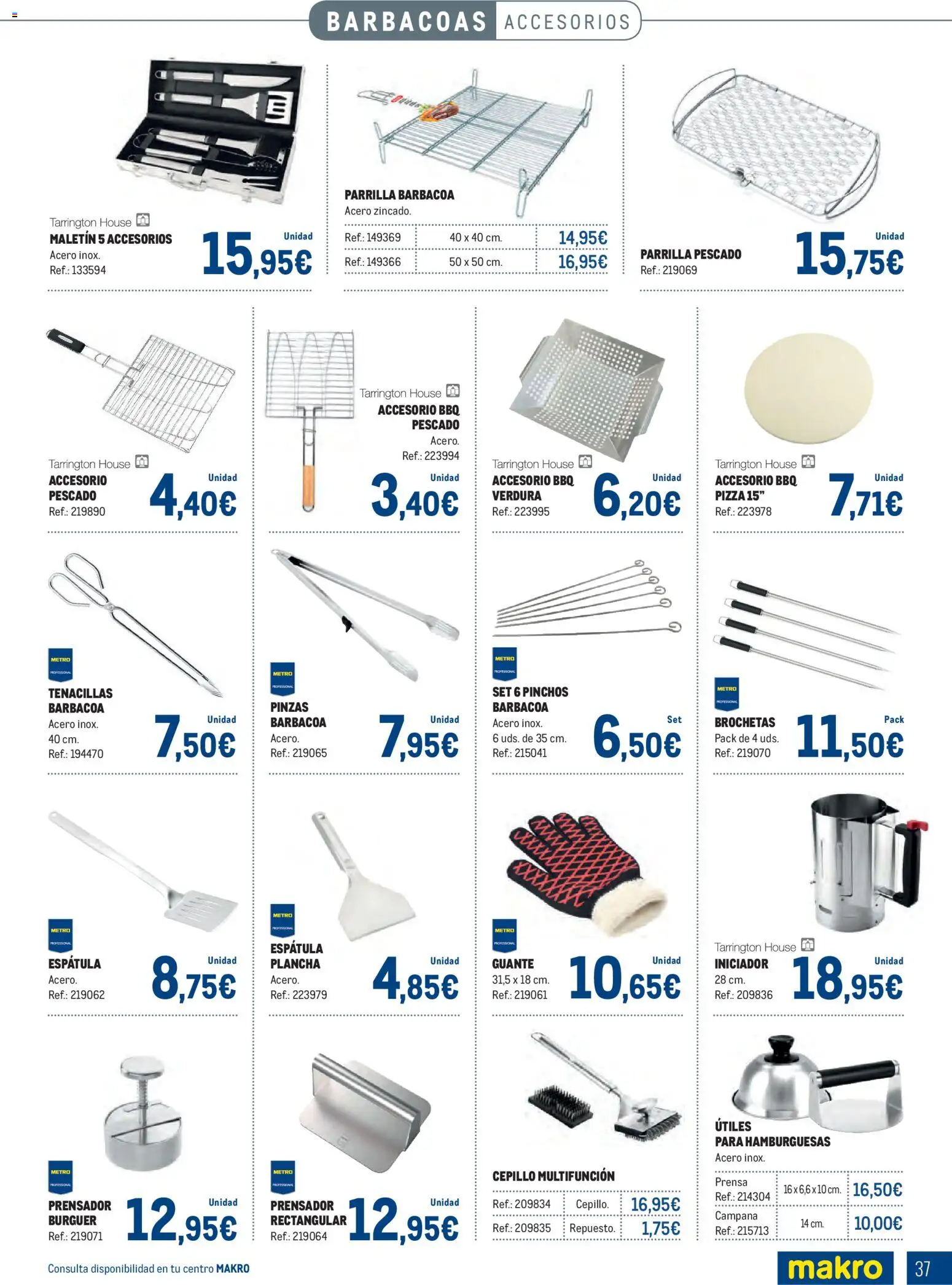 Makro - Especial Terrazas Canarias │ válido desde el 09.03.2026 | Página: 37 | Productos: Pizza, Pescado, Barbacoa, Prensa