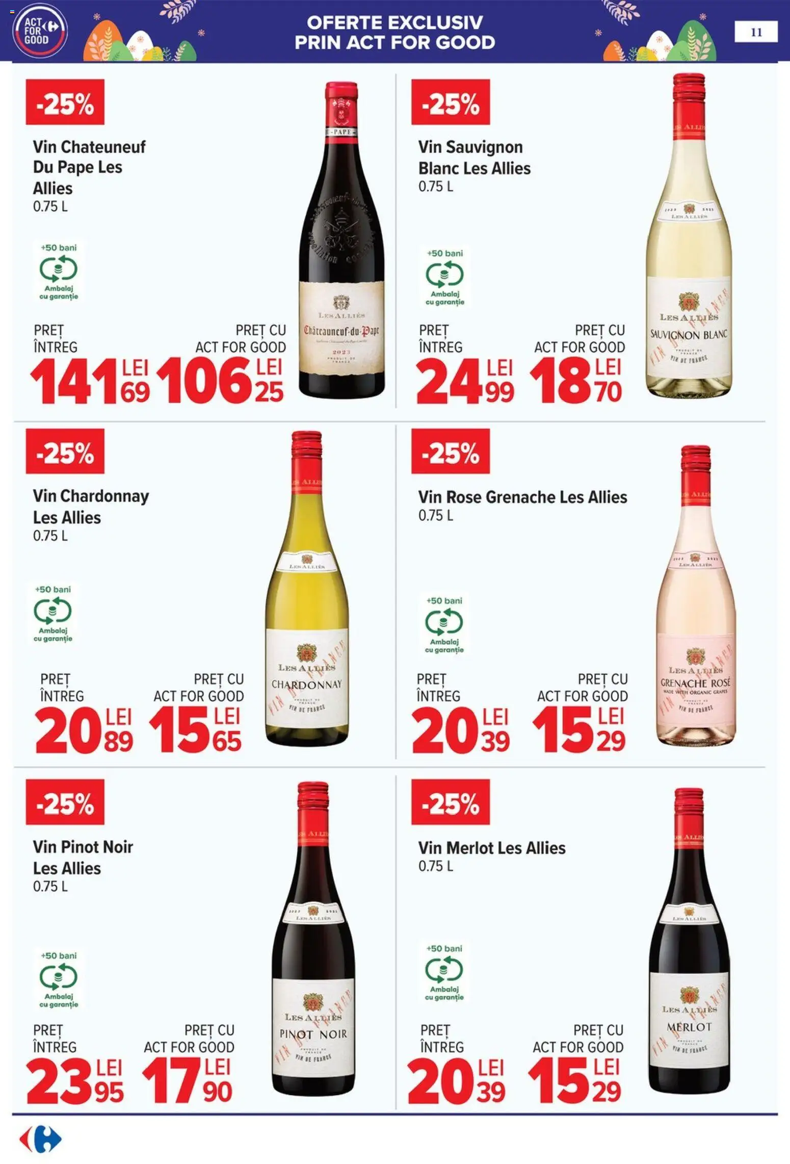 Noul catalog Carrefour – valabil de la 25.03.2026 | Pagină: 11 | Produse: Vin