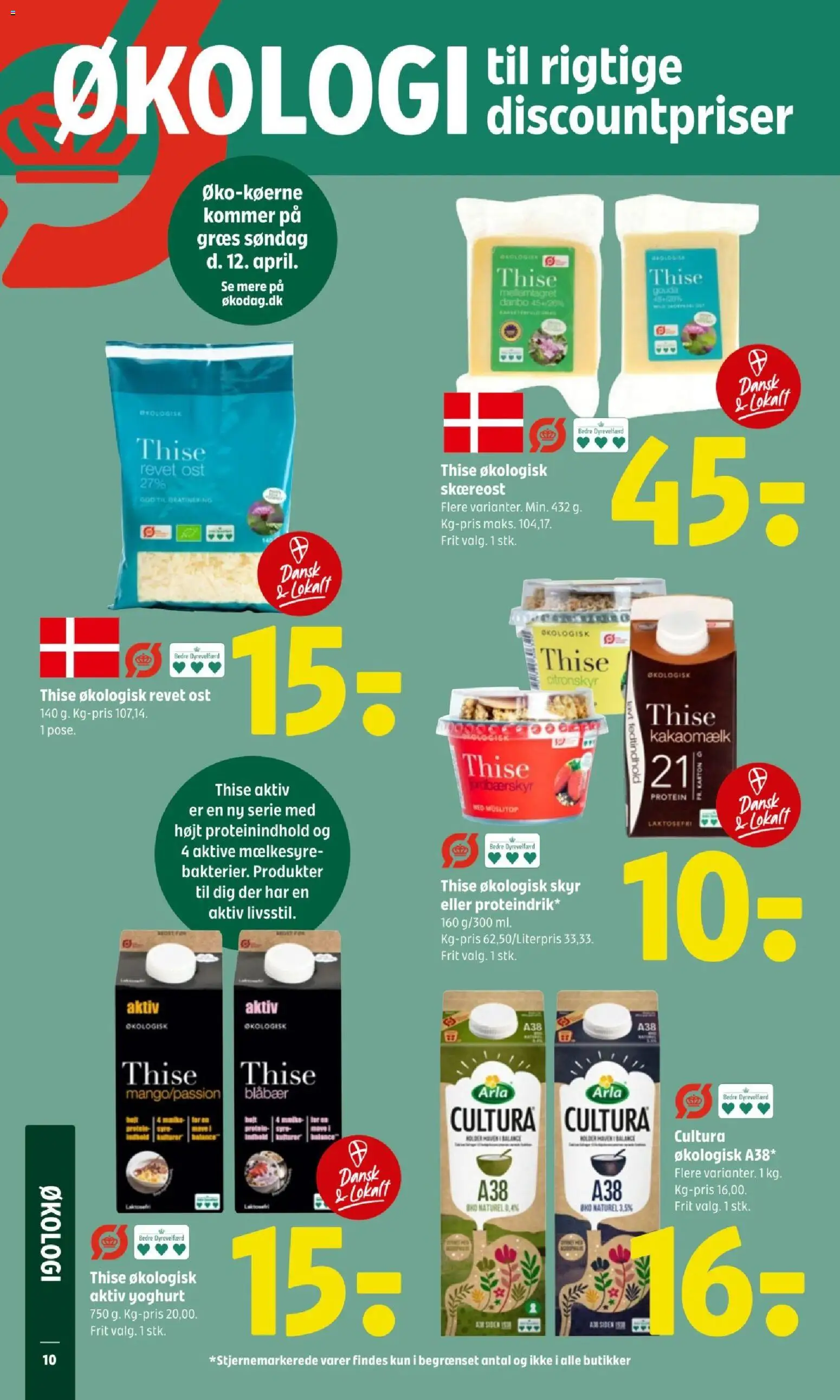 Coop 365 tilbudsavis – gyldig fra 09.04.2026 | Side: 12 | Produkter: Ost, Yoghurt, Skyr, Kakaomælk