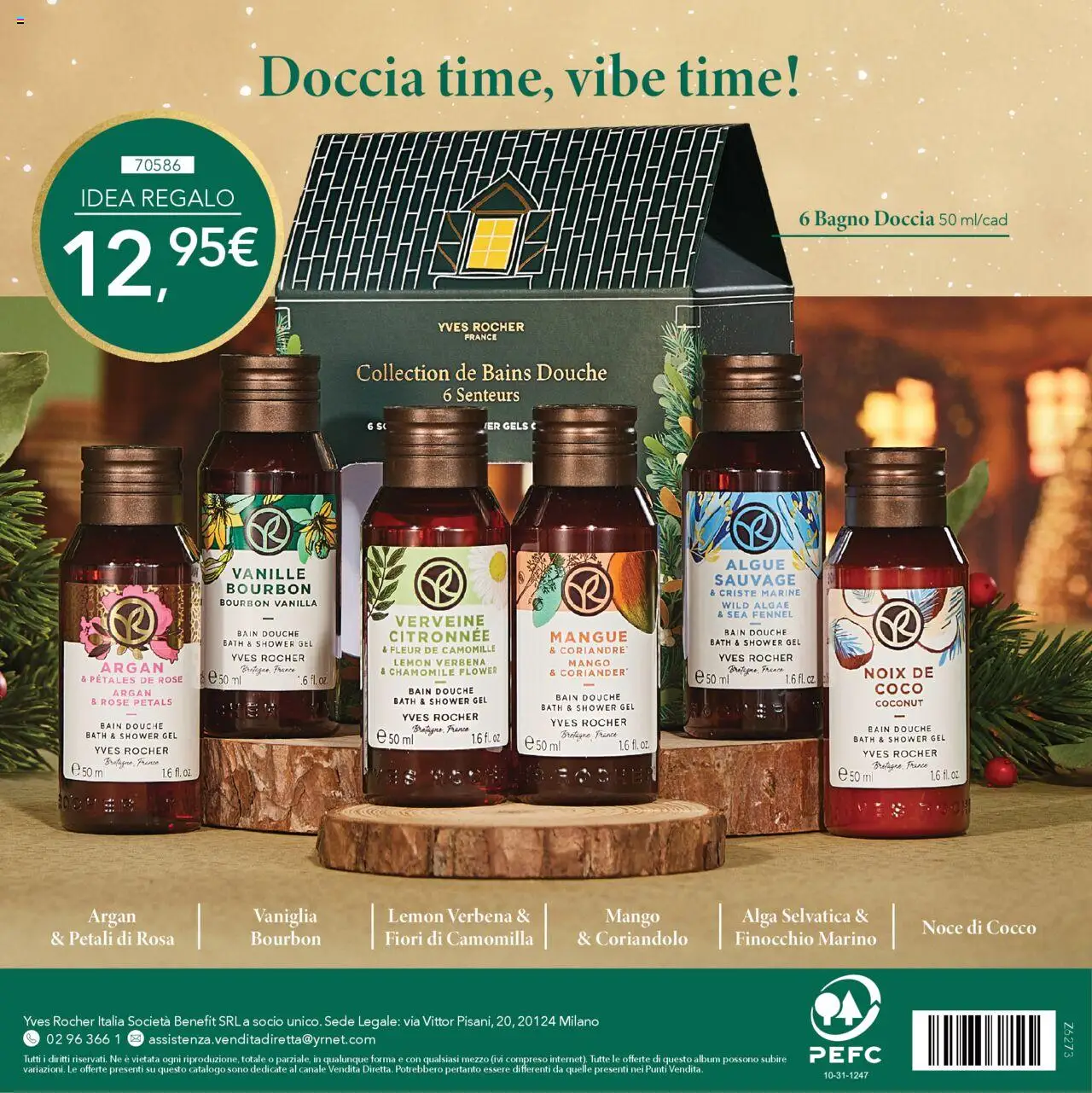 Volantino Yves Rocher del 17.10.2025 | Pagina: 72 | Prodotti: Bourbon, Cocco, Bagno, Doccia