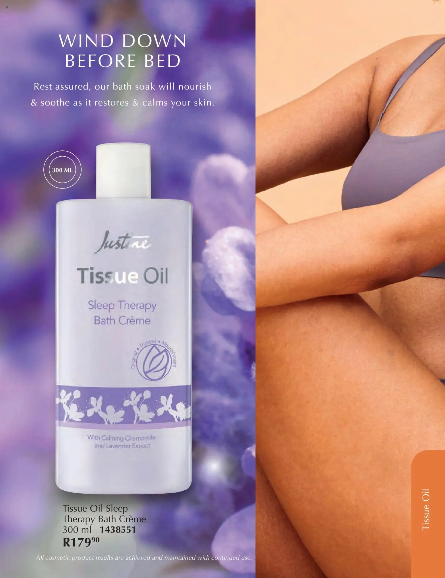 New Justine catalogue – valid from 01.02.2026 | Page: 86 | Products: Tissue oil, Bed, Bath, Oil