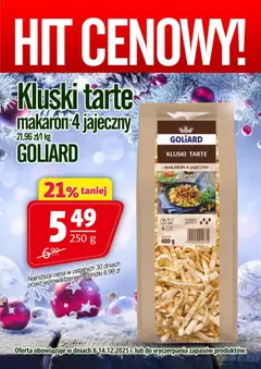 Pogląd oferty "Prim Market Promocja - Kluski Tarte Goliard" - ważna od 08.12.2025