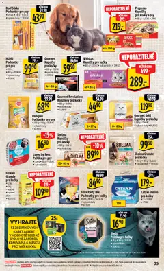 Náhled letáku Albert leták - Hypermarket - Brno od 18.03.2026 | Strana: 56 | Produkty: Felix, Kapsičky pro kočky, Konzervy pro kočky, Paštika