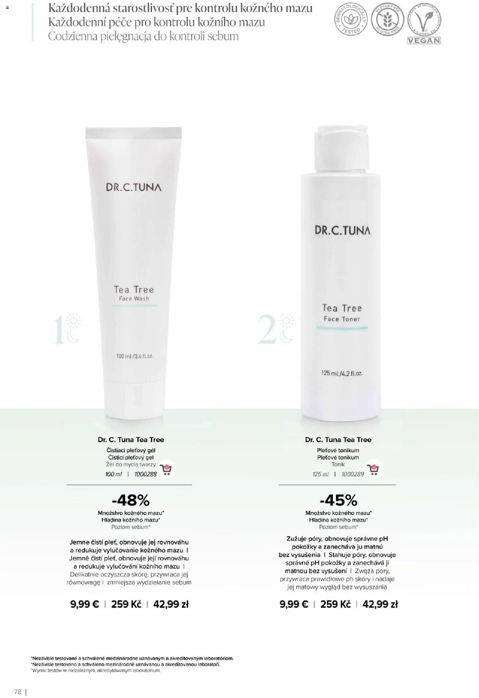 Nové Farmasi akcie – leták je platný od 01.01.2026 | Strana: 78 | Produkty: Toner