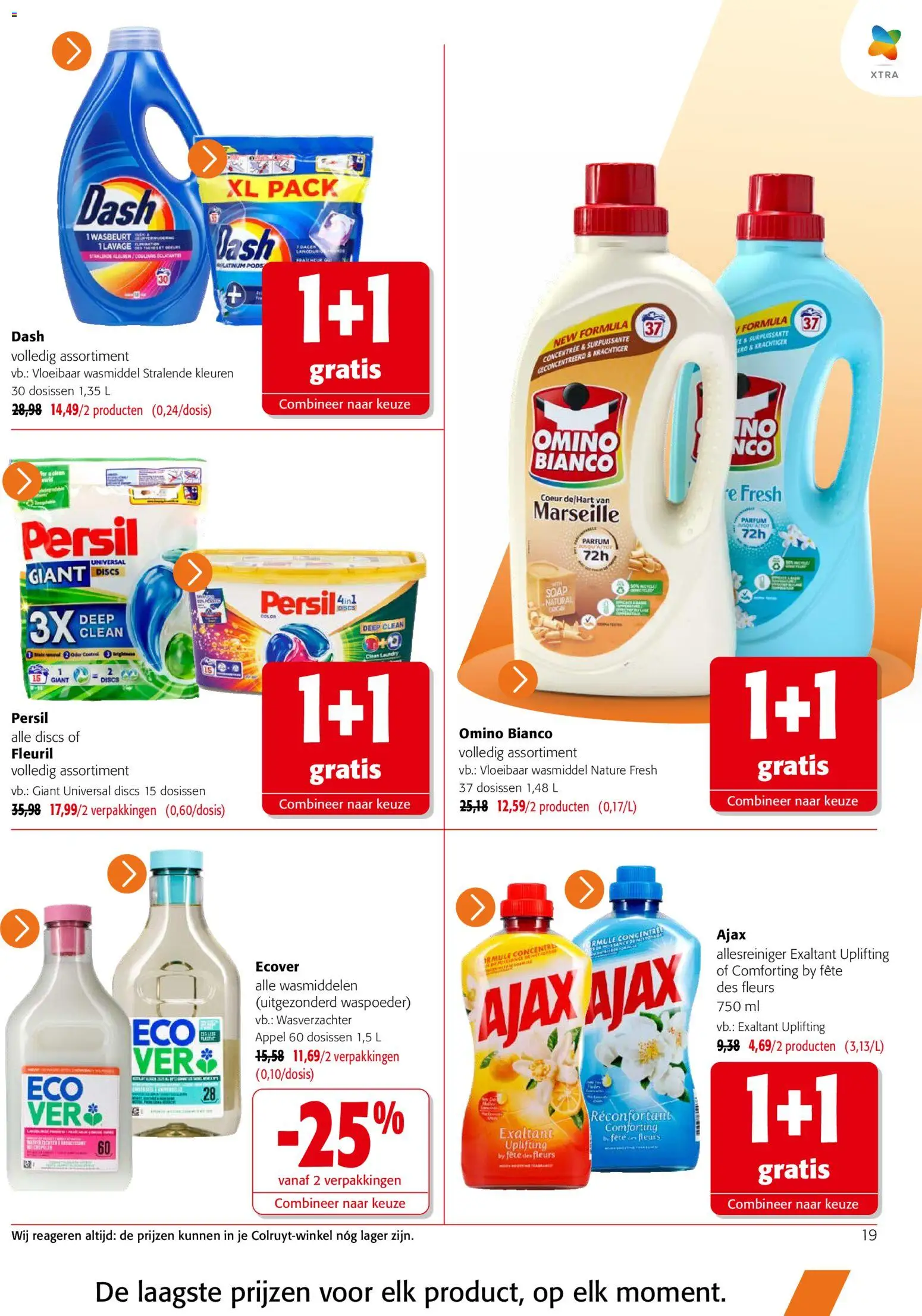 {H1} | Pagina: 19 | Producten: Allesreiniger, Parfum, Appel, Wasmiddel