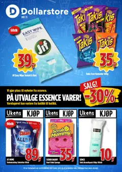Forhåndsvisning av Dollarstore kundeavis gyldig fra 25.08.2025