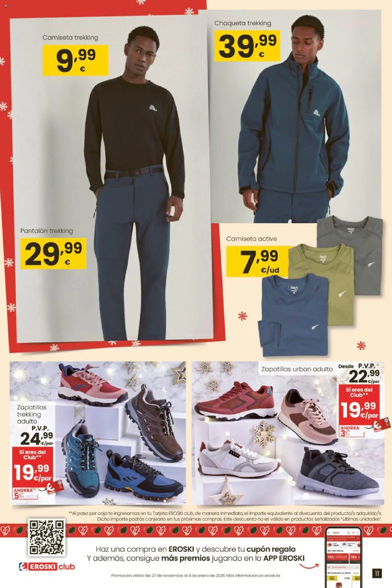 Eroski - Regalos │ válido desde el 02.12.2025 | Página: 11 | Productos: Chaqueta, Zapatillas, Té, Caja