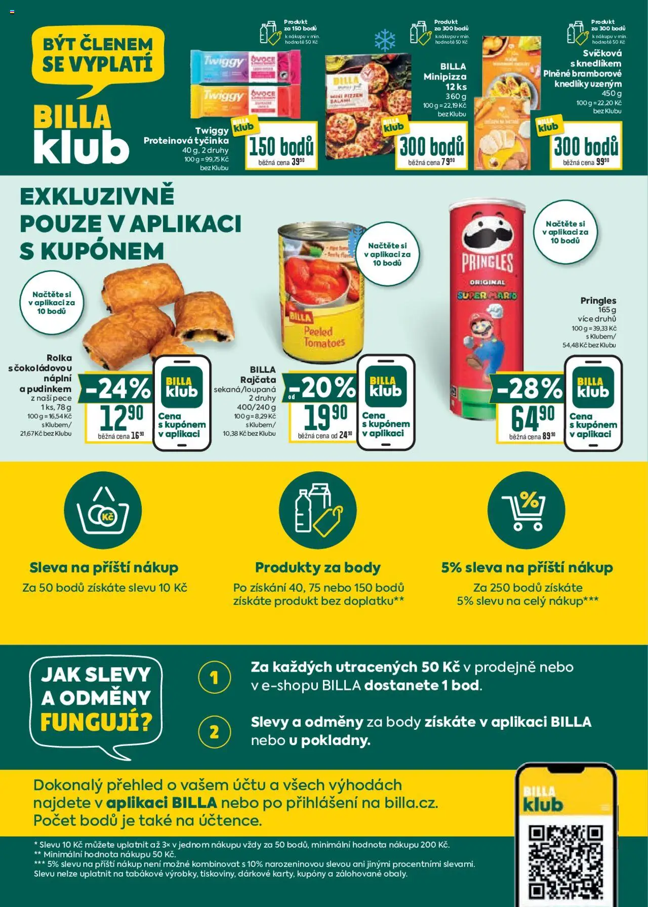 Billa Velký leták od 10.09.2025 | Strana: 36 | Produkty: Rajčata, Proteinová tyčinka, Pringles, Body