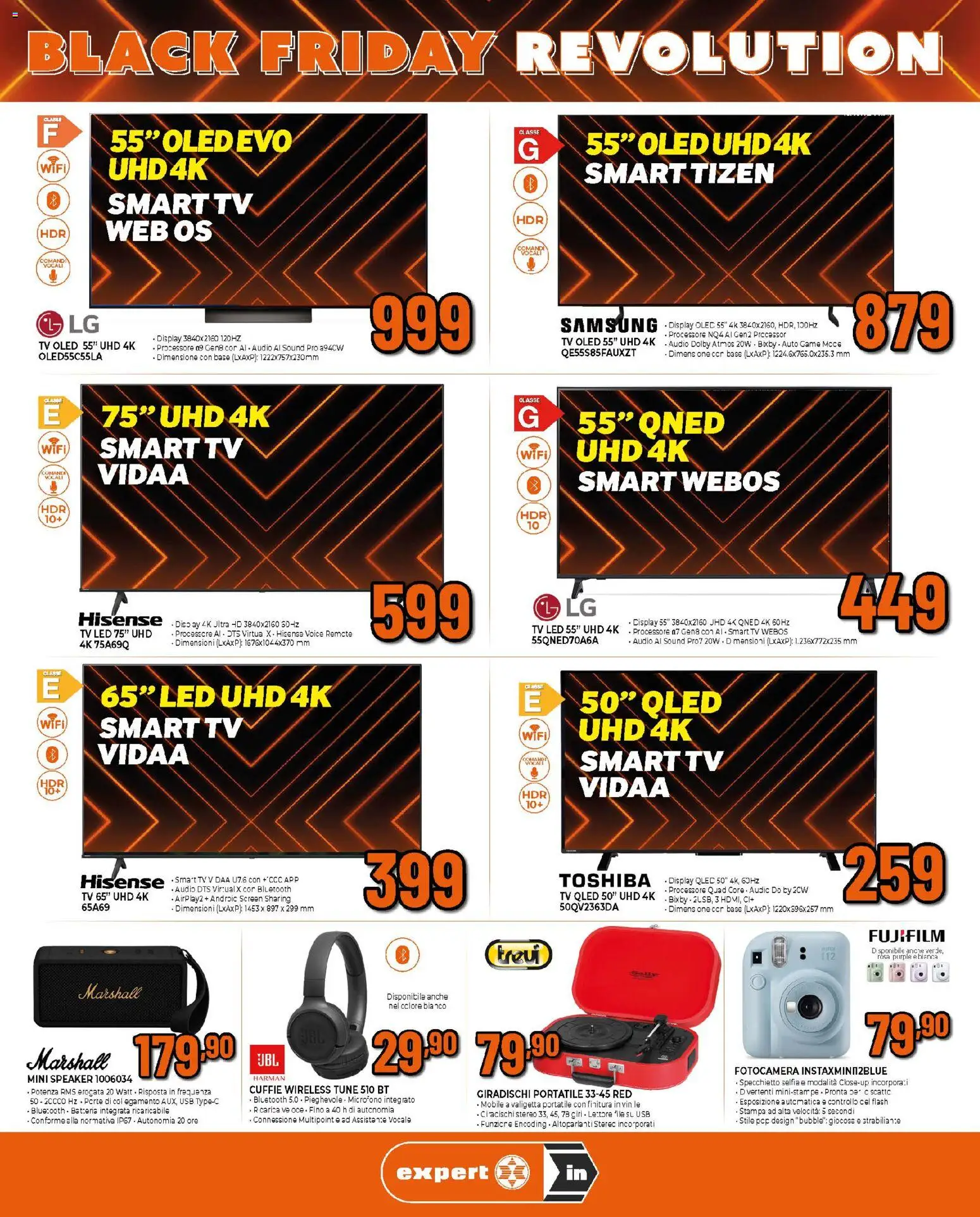 Volantino Ipercoop del 24.11.2025 | Pagina: 3 | Prodotti: smart TV, Audio, Cuffie, Samsung