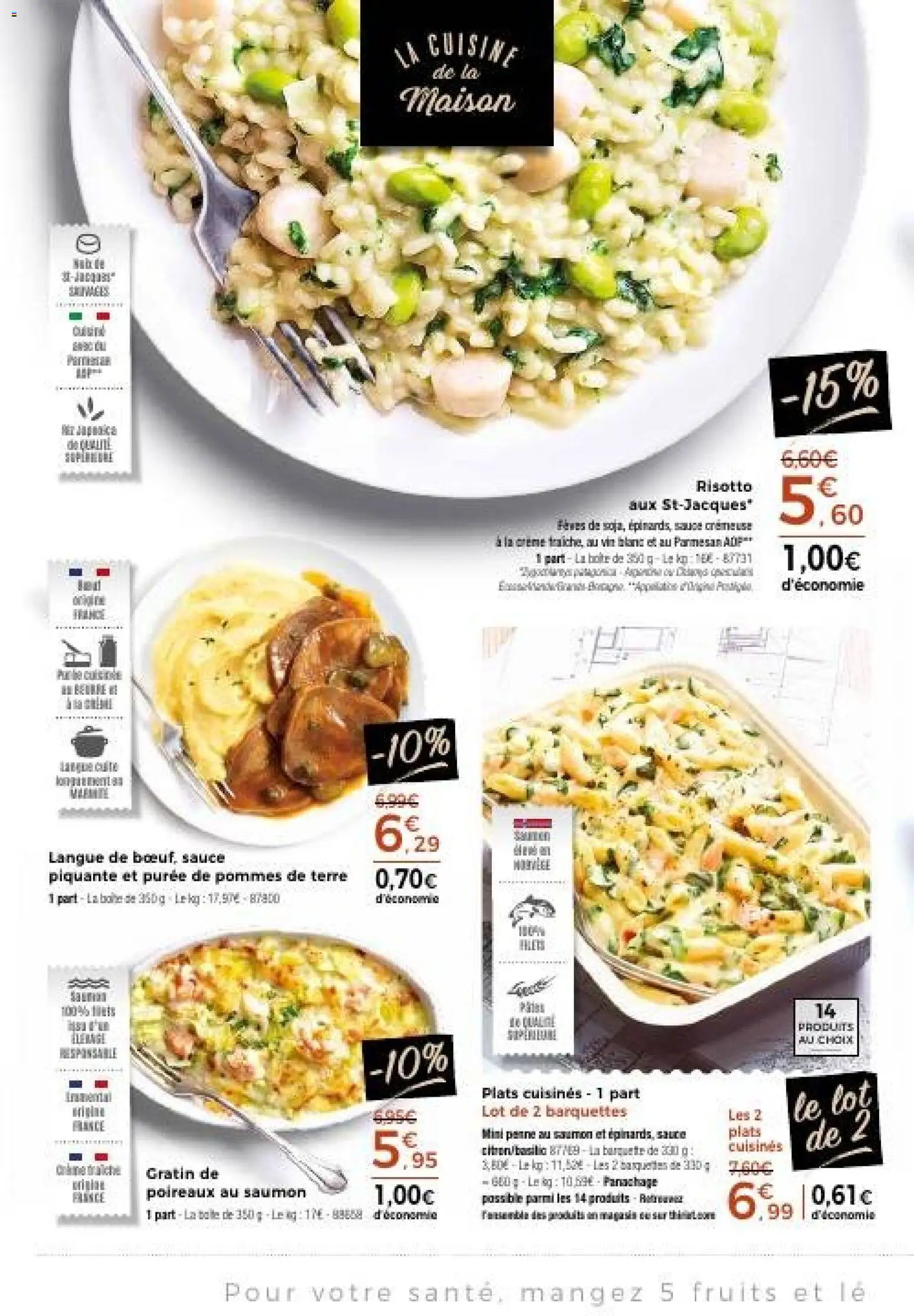 {H1} | Page: 8 | Produits: Poireaux, Pommes, Saumon, Pommes de terre