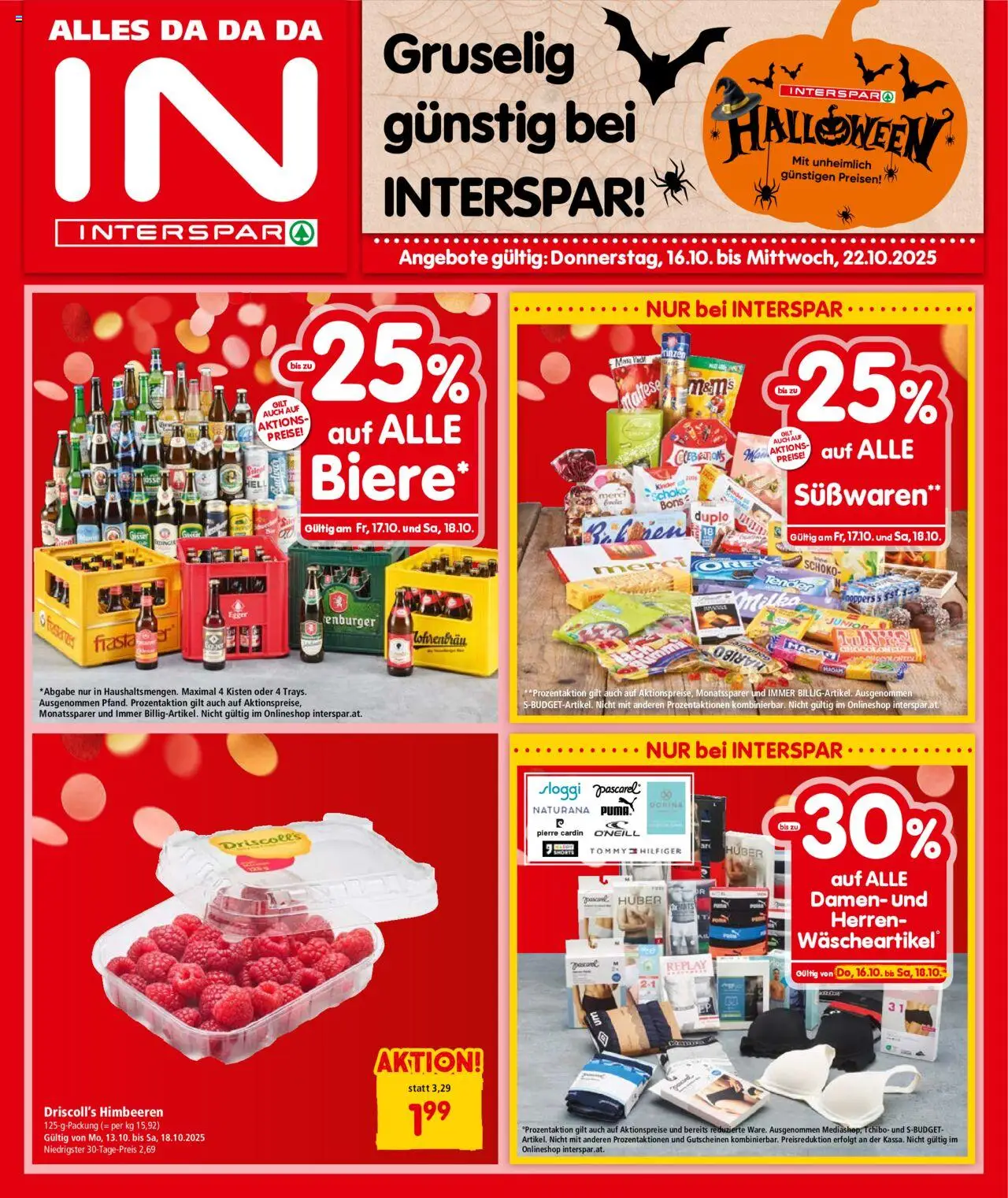 Interspar Flugblatt - Vorarlberg gültig ab 16.10.2025 | Seite: 1