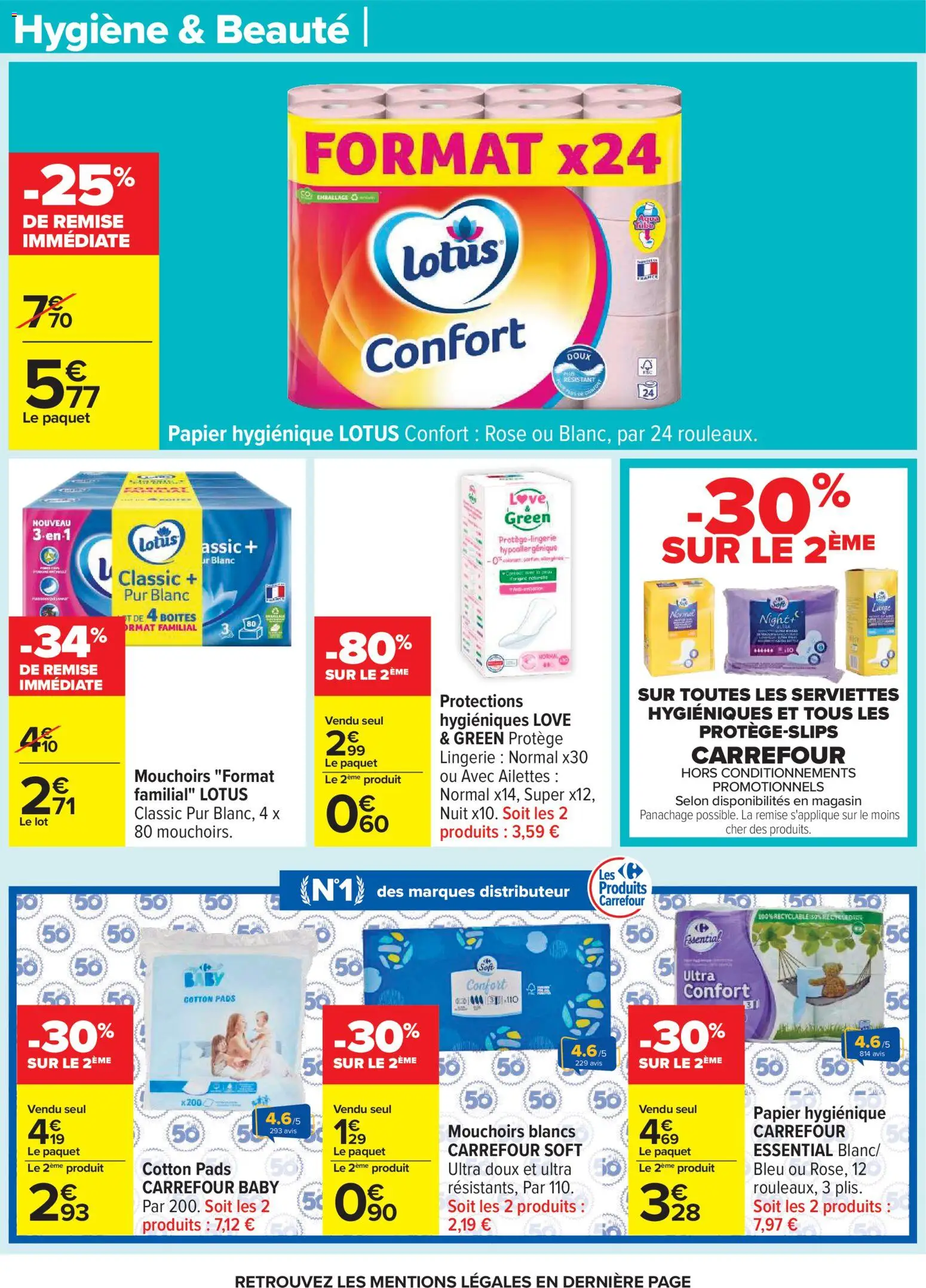 {H1} | Page: 64 | Produits: Mouchoirs