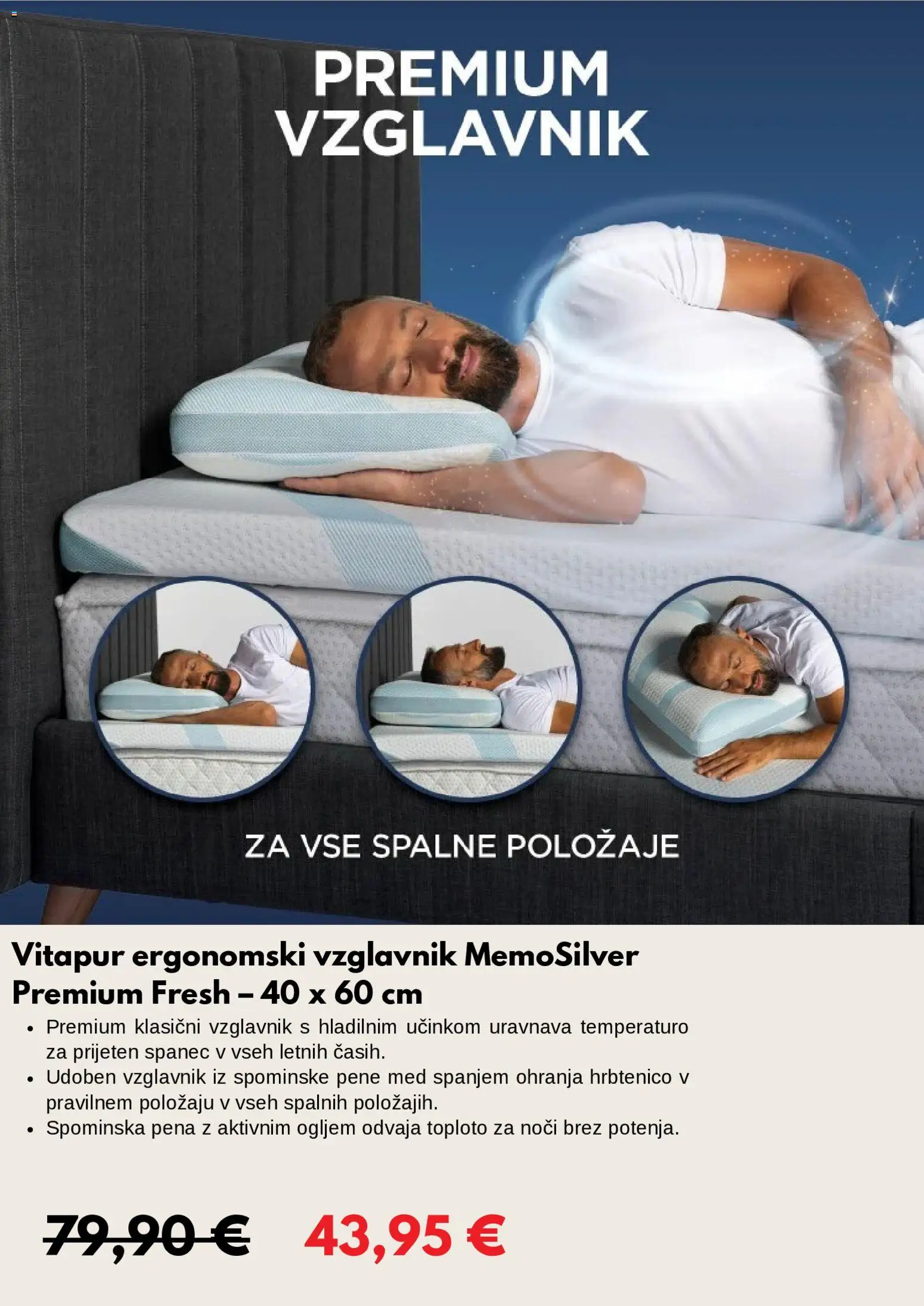 Novi Vitapur katalog ponudbe – veljaven od 04.12.2025 | Stran: 9 | Izdelki: Vzglavnik