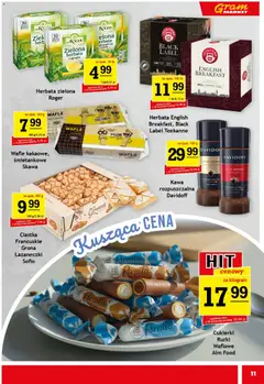 Pogląd oferty "Gram Market Gazetka" - ważna od 12.11.2025 | Strona: 11 | Produkty: Cytryna, Wafle, Herbata, Cukierki