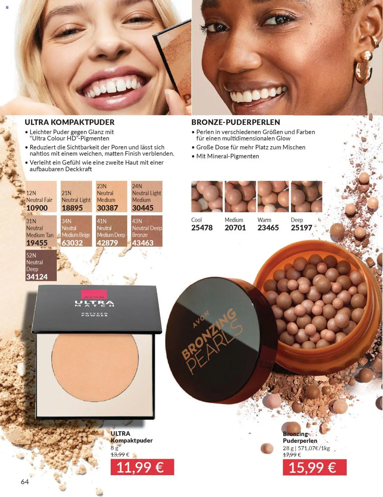 AVON Katalog Oktober 2025 – gültig ab 01.10.2025 | Seite: 66 | Produkte: Puder, Finish