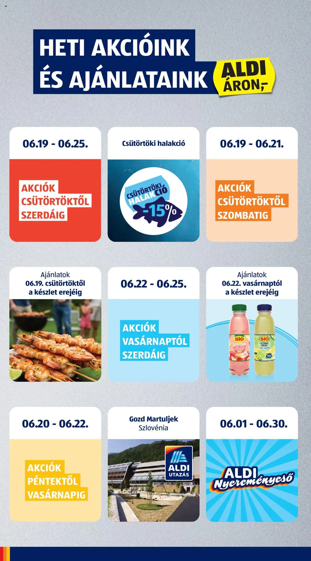 Aldi akciós ujság - amely érvényes a következő dátumtól: 19.06.2025 | Oldal: 2