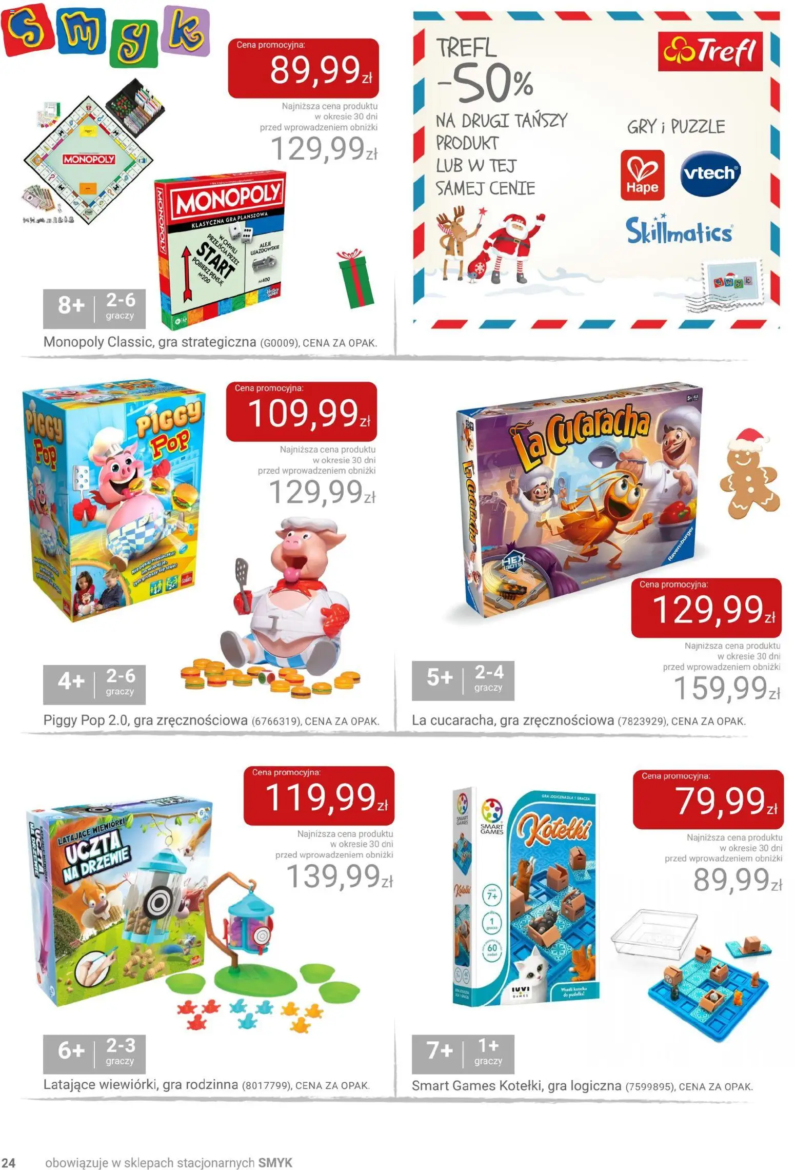 Smyk Gazetka od 02.12.2025 | Strona: 24 | Produkty: Gra, Gry